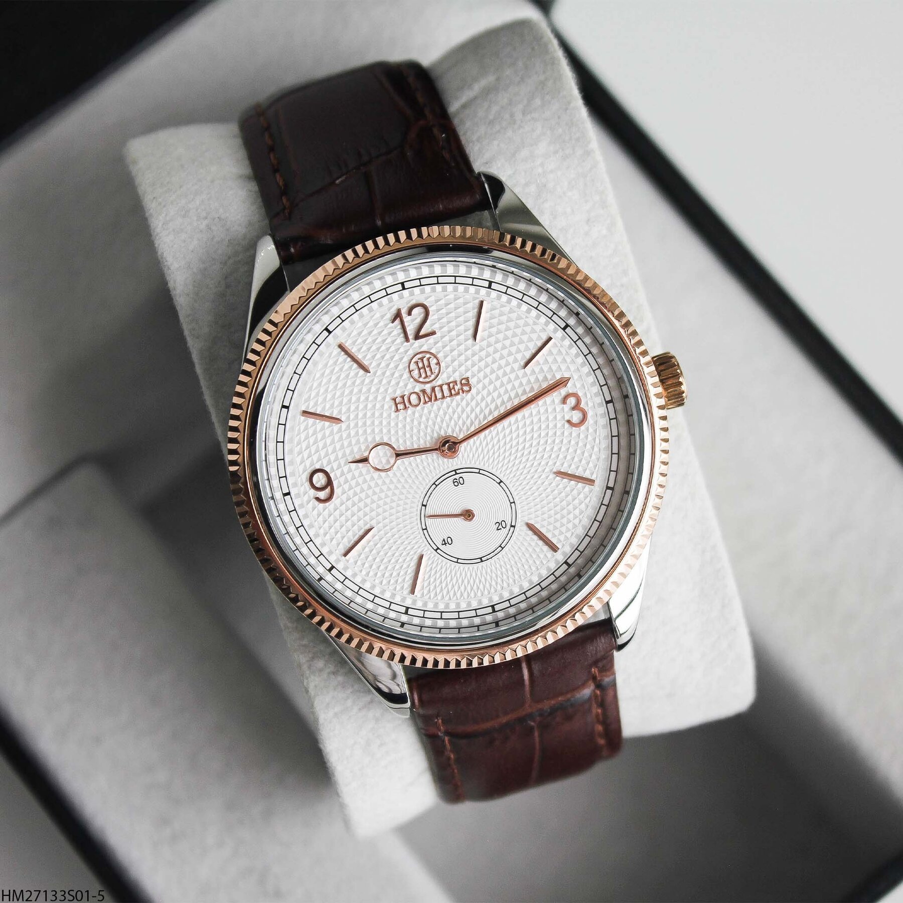 Homies HM27133S01-5 Leather Strap Men Watch