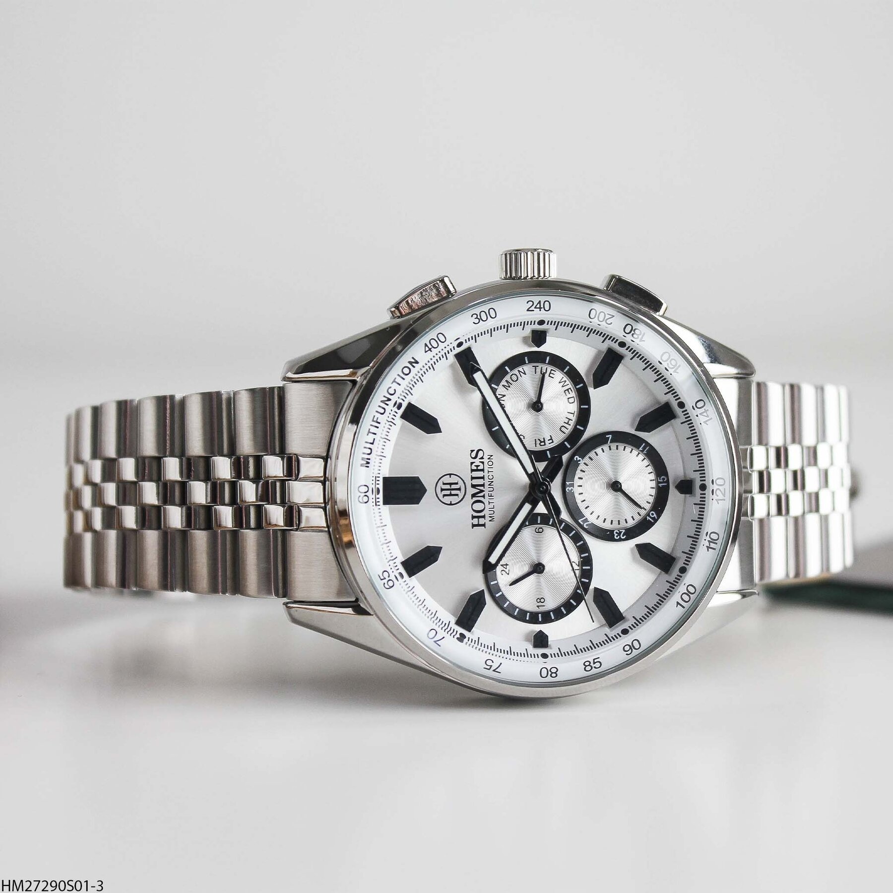 Homies HM27290S01-3 Steel Strap Men Watch