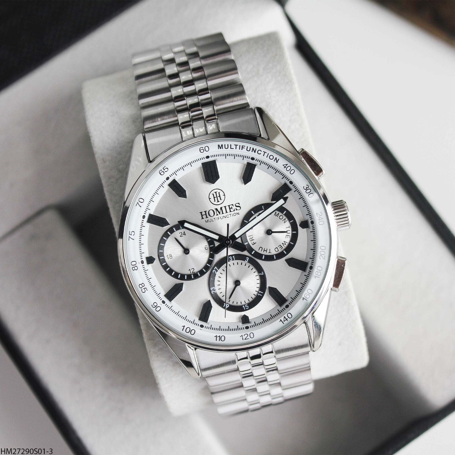 Homies HM27290S01-3 Steel Strap Men Watch