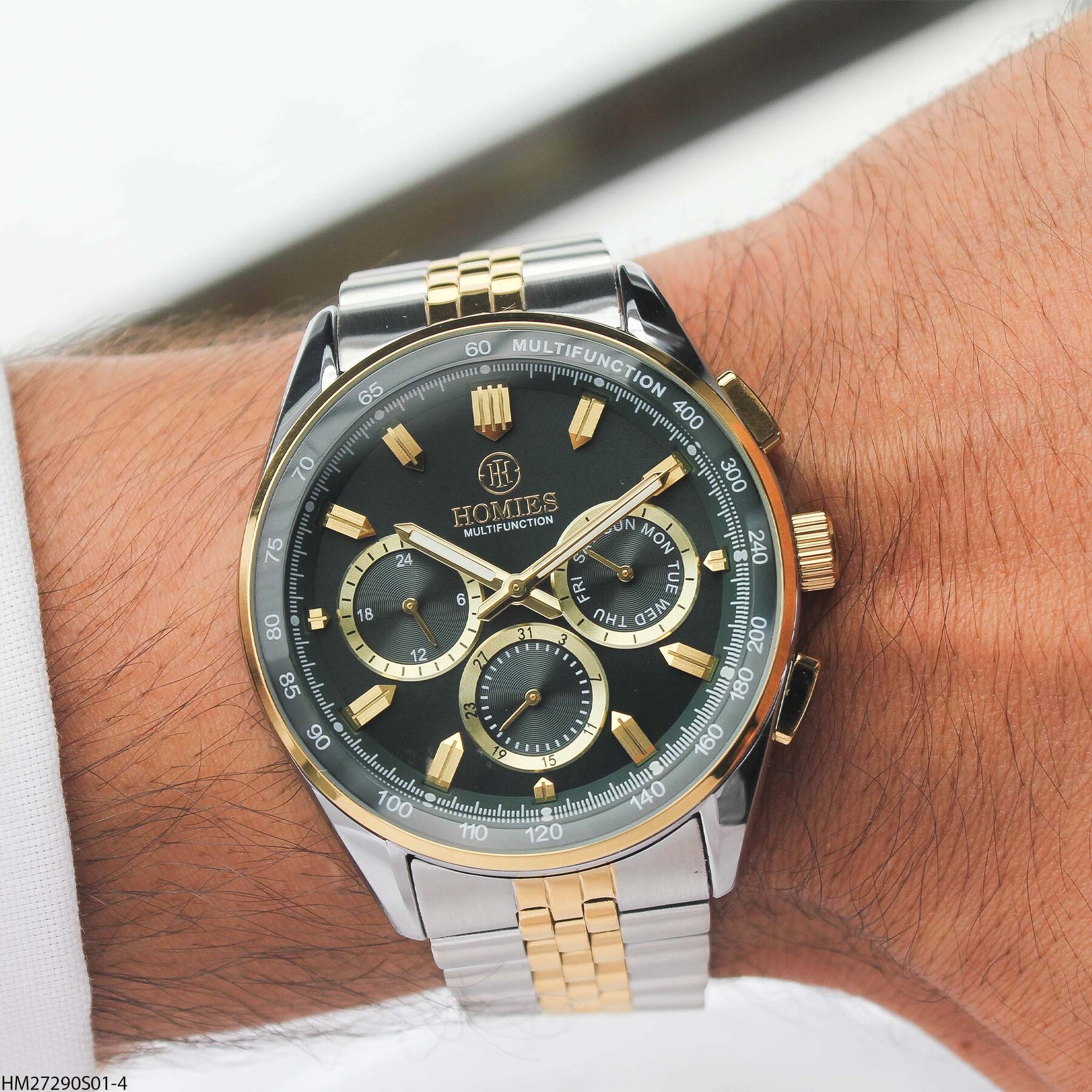 Homies HM27290S01-4 Steel Strap Men Watch