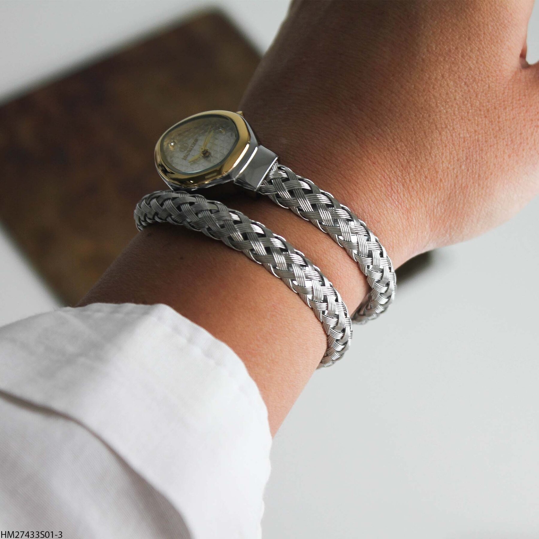 Homies HM27433S01-3 Steel Strap Women Watch