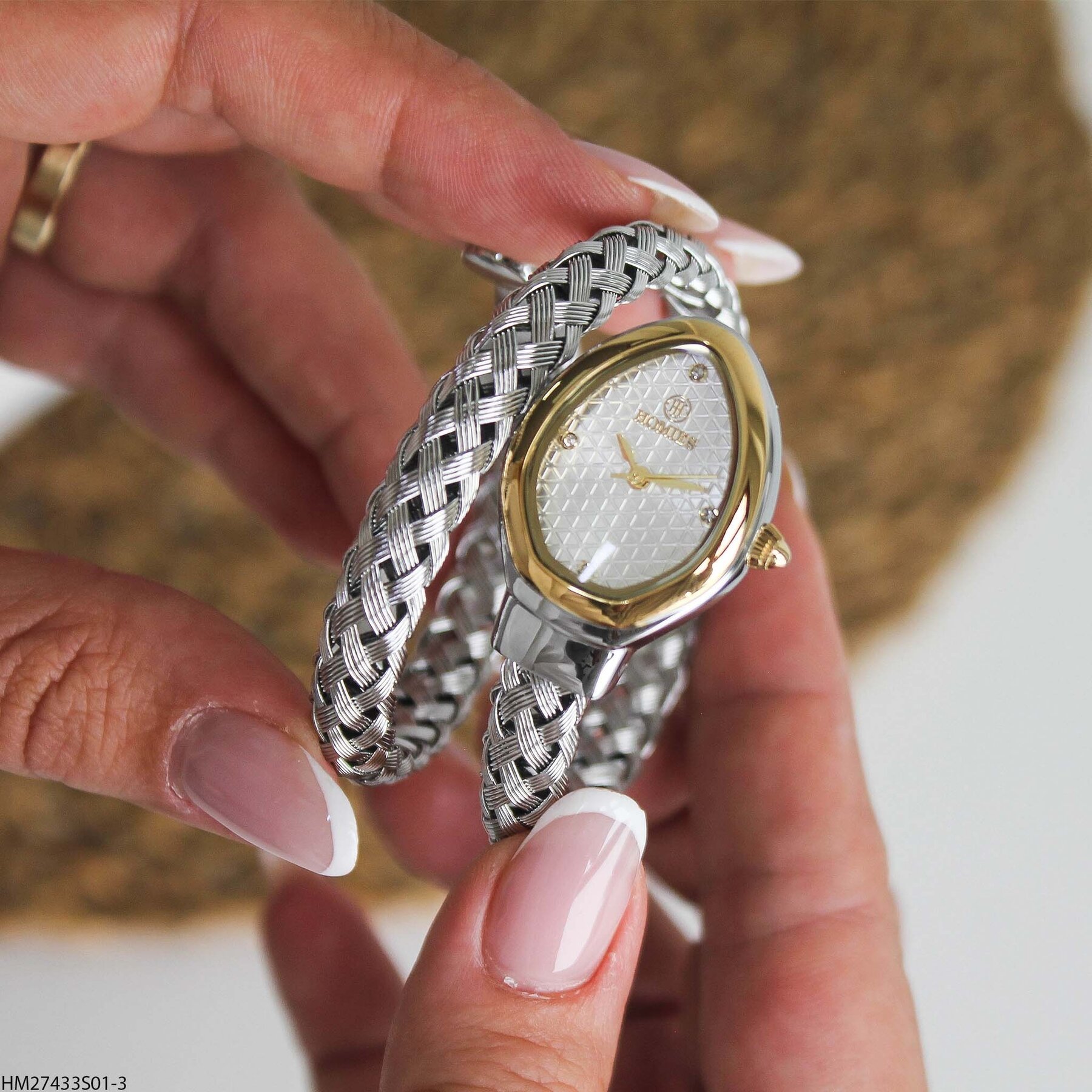 Homies HM27433S01-3 Steel Strap Women Watch