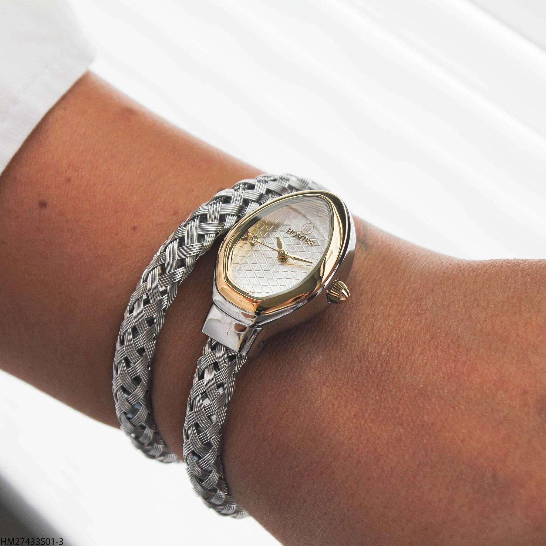 Homies HM27433S01-3 Steel Strap Women Watch