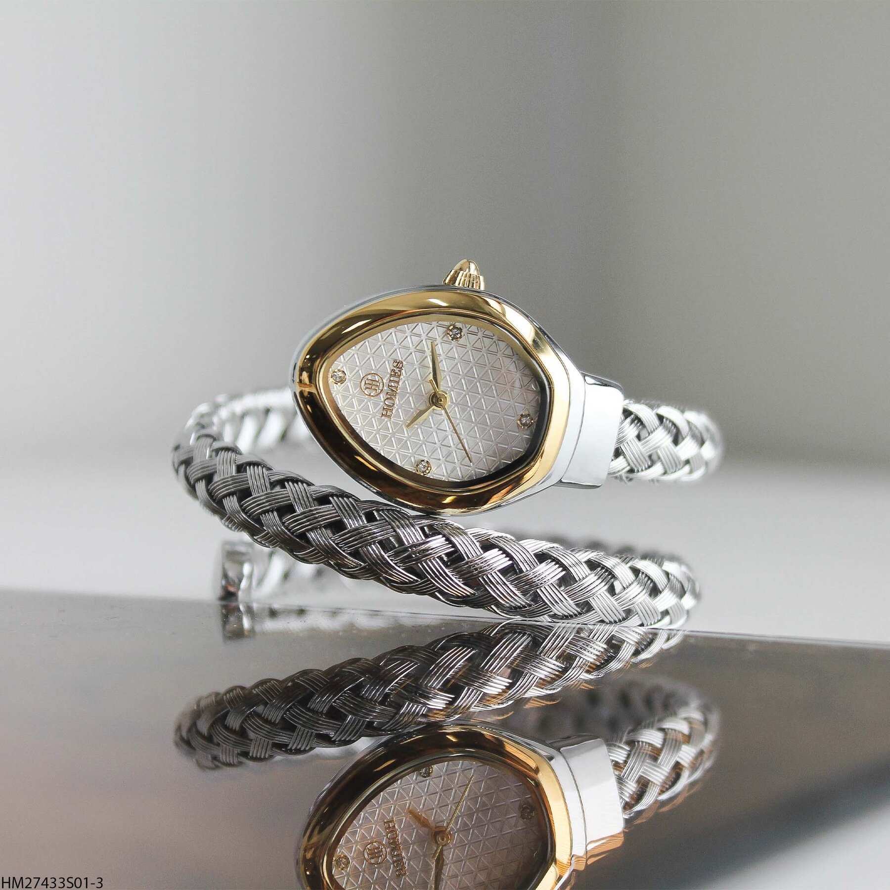 Homies HM27433S01-3 Steel Strap Women Watch