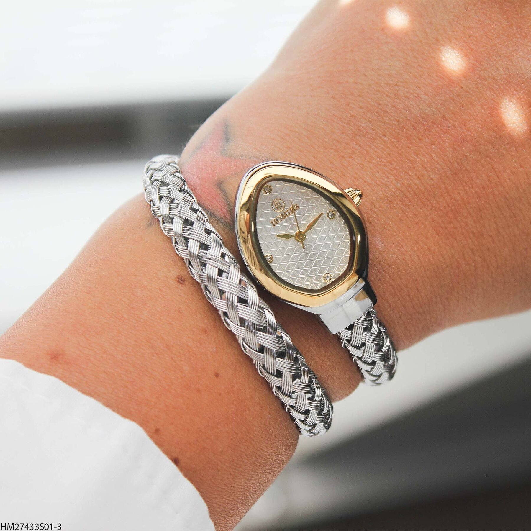 Homies HM27433S01-3 Steel Strap Women Watch