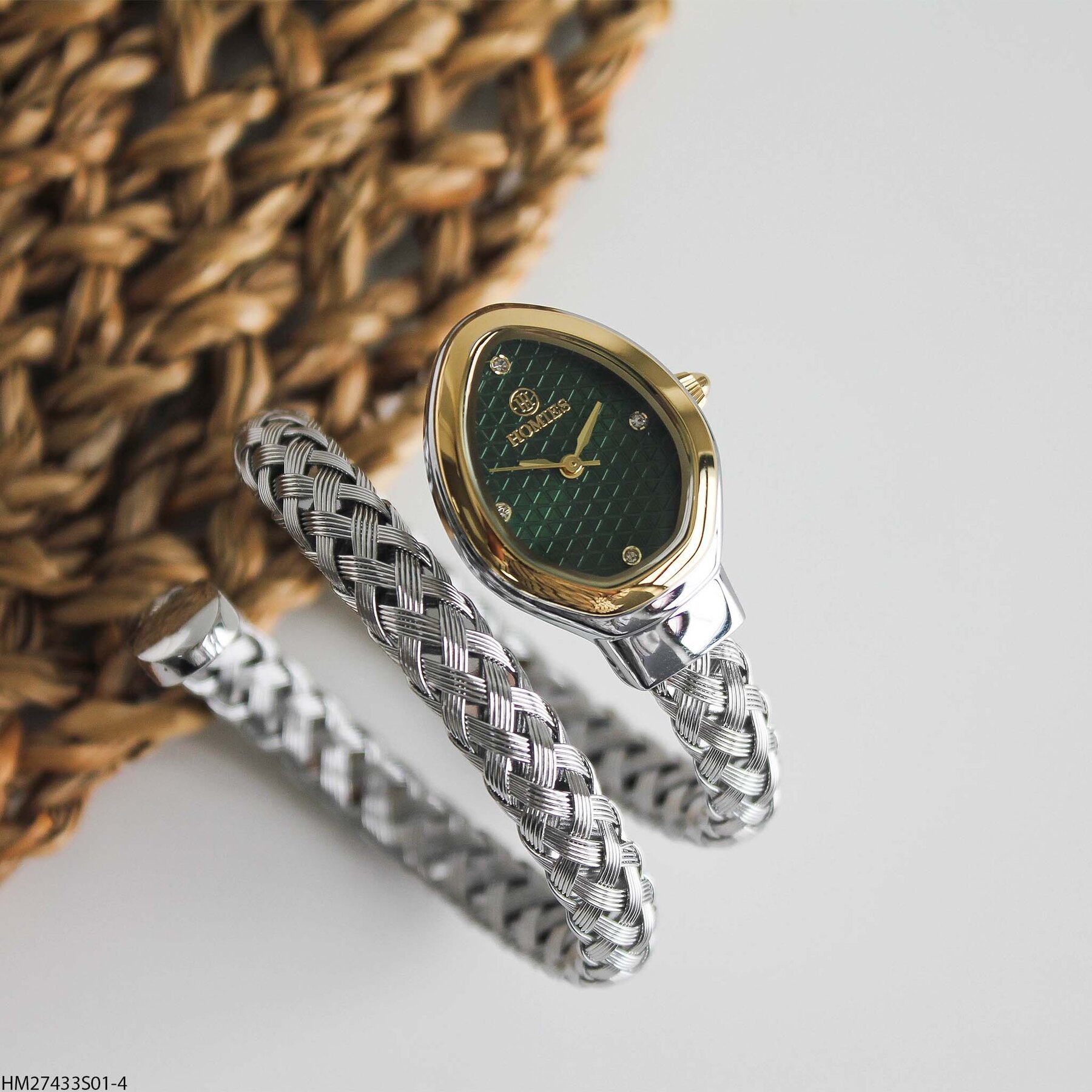 Homies HM27433S01-4 Steel Strap Women Watch