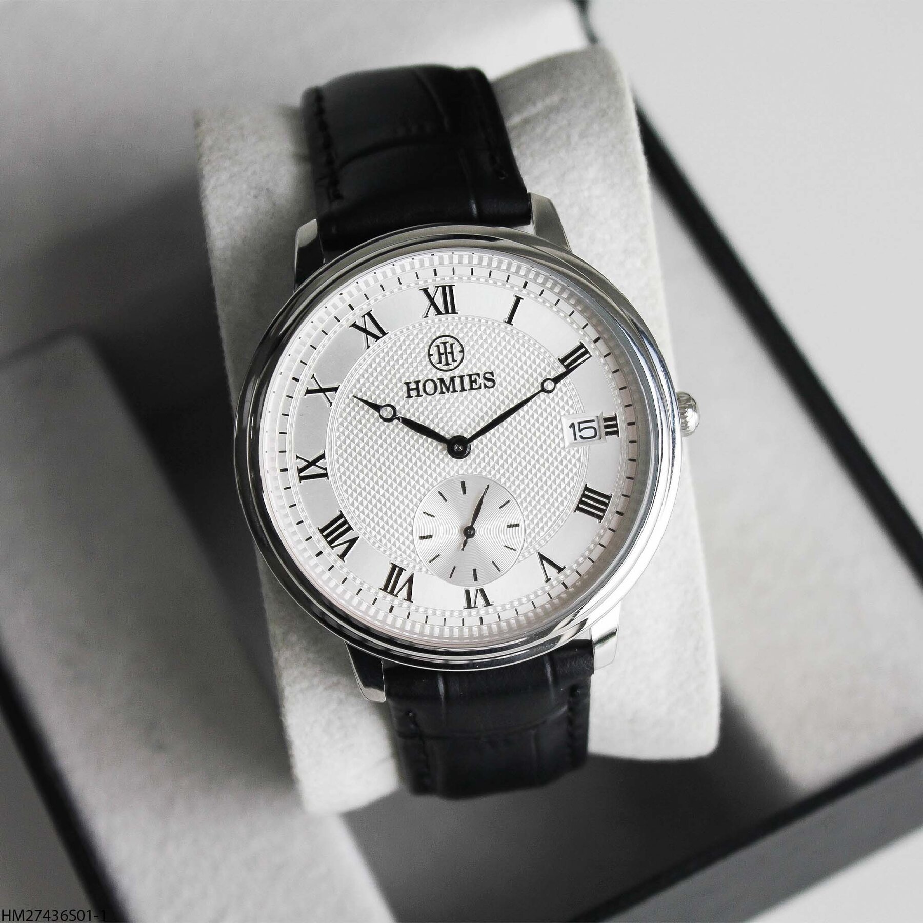 Homies HM27436S01-1 Leather Strap Men Watch