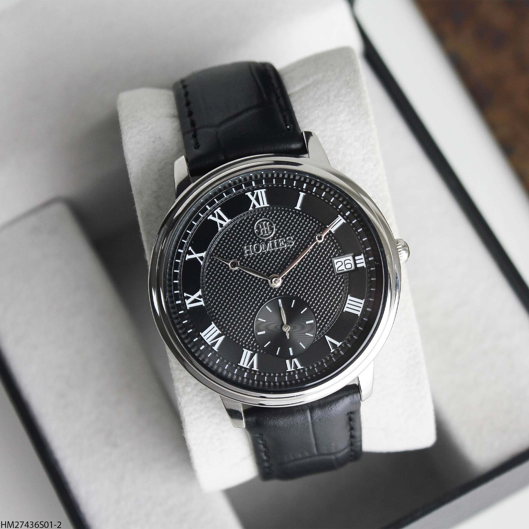 Homies HM27436S01-2 Leather Strap Men Watch