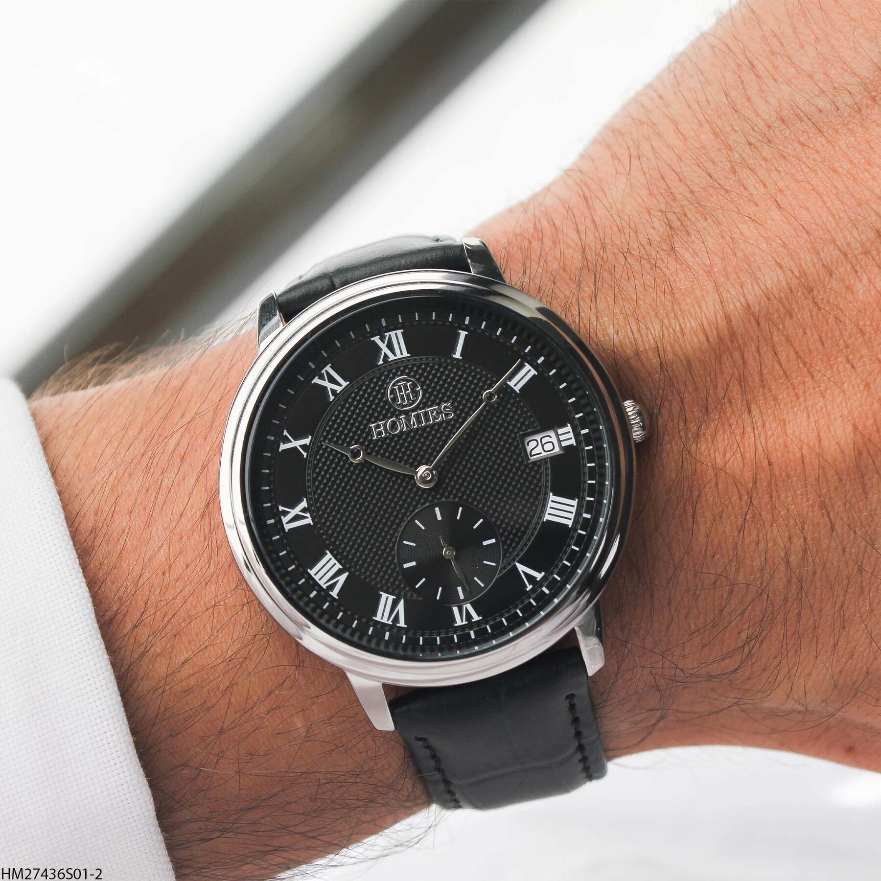 Homies HM27436S01-2 Leather Strap Men Watch