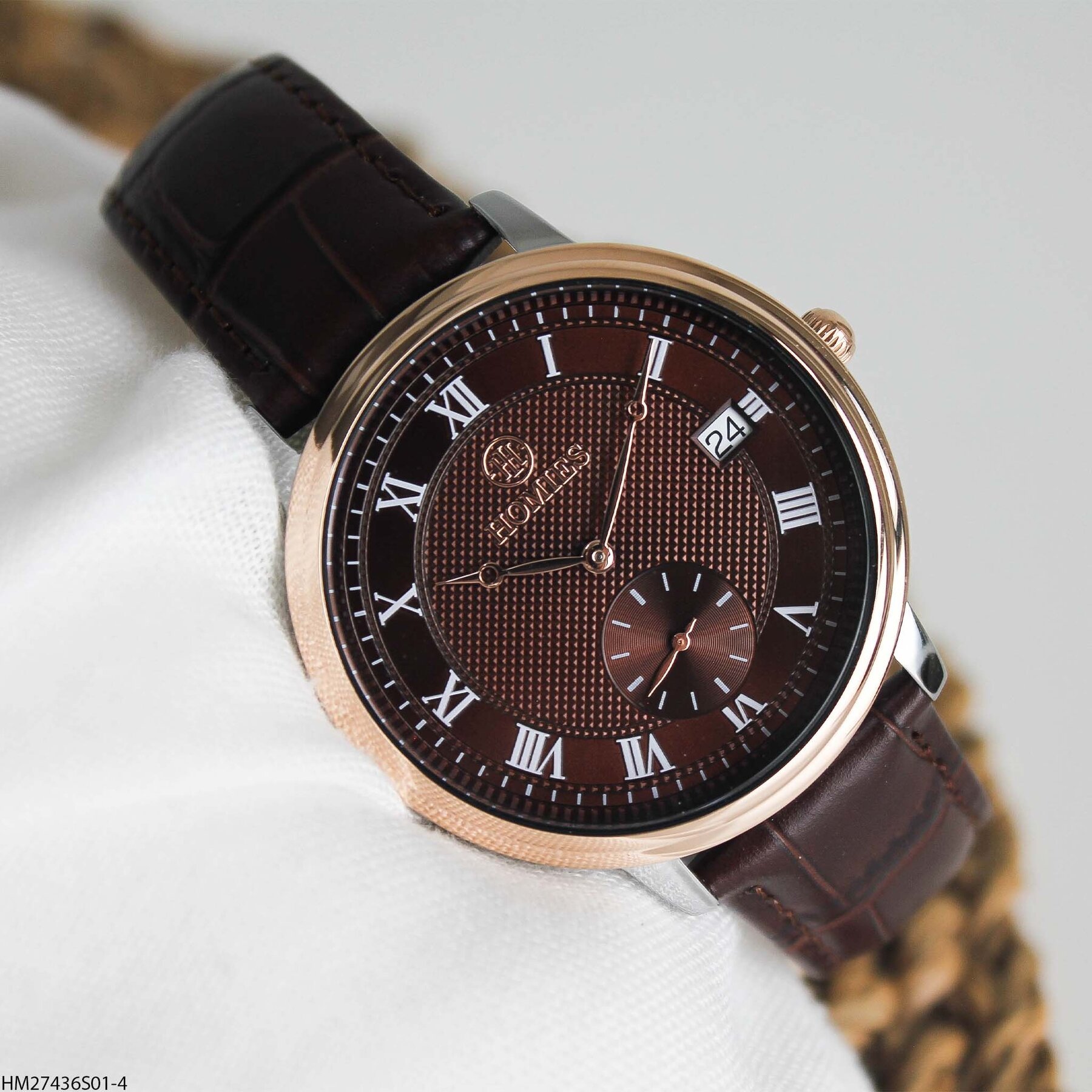 Homies HM27436S01-4 Leather Strap Men Watch