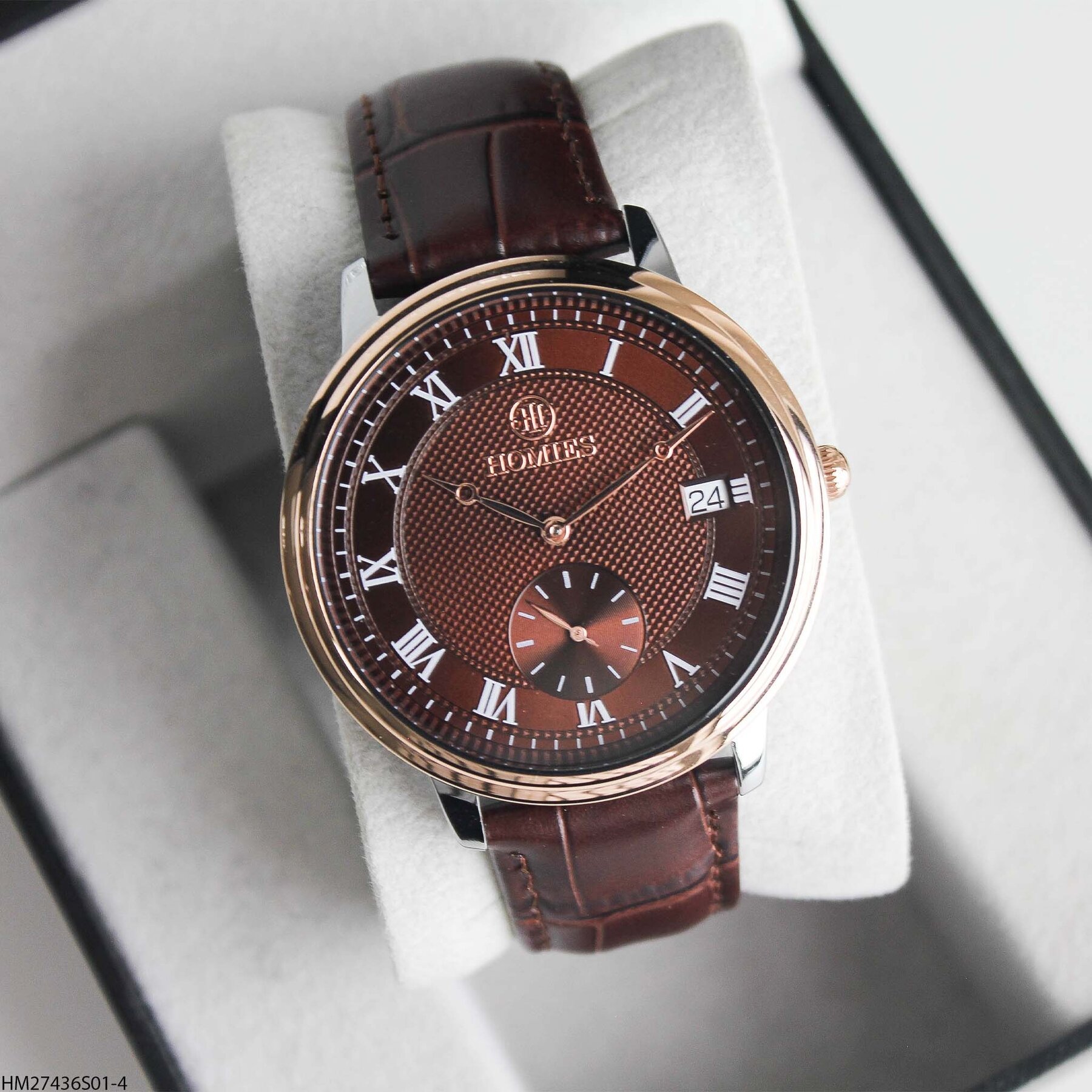 Homies HM27436S01-4 Leather Strap Men Watch