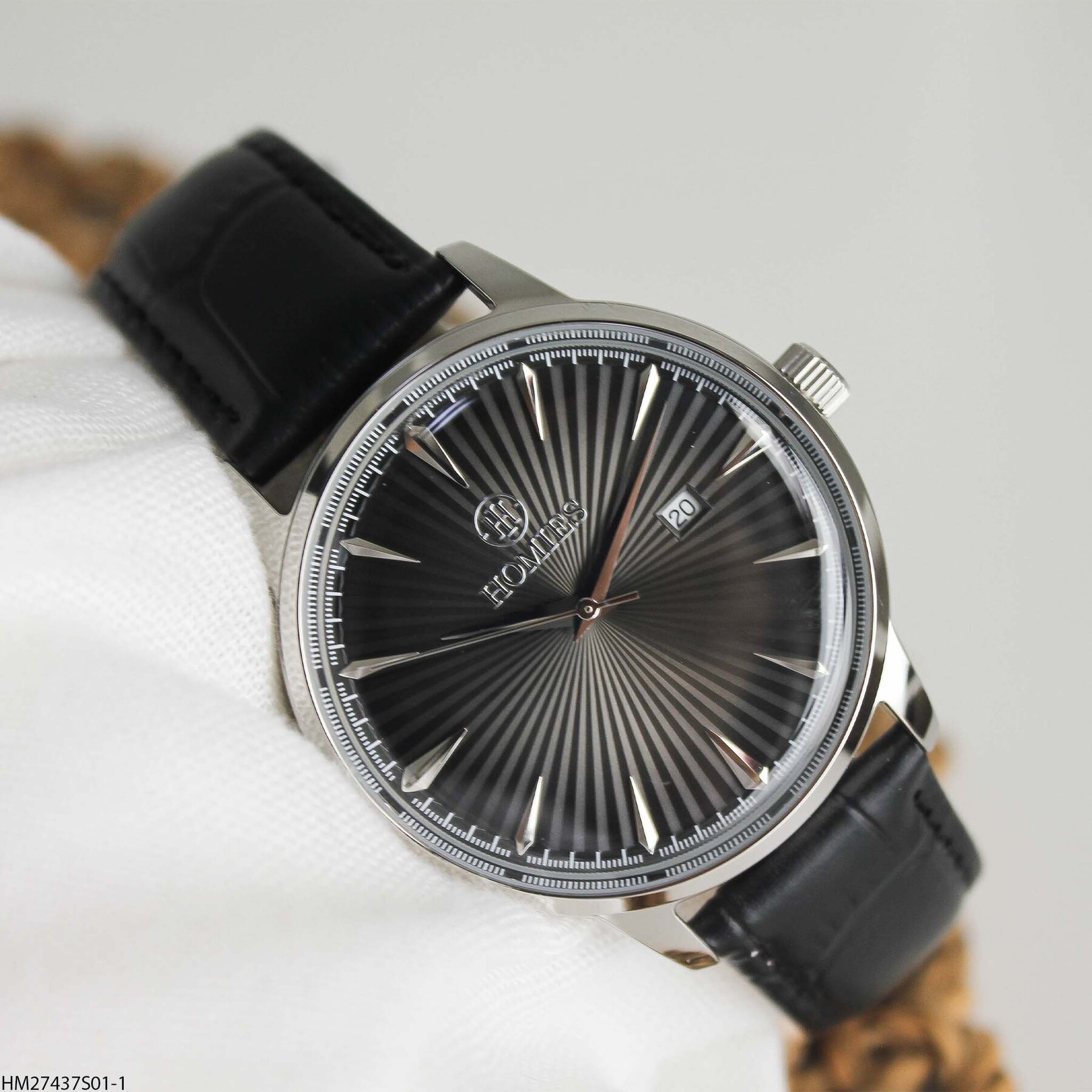 Homies HM27437S01-1 Leather Strap Men Watch