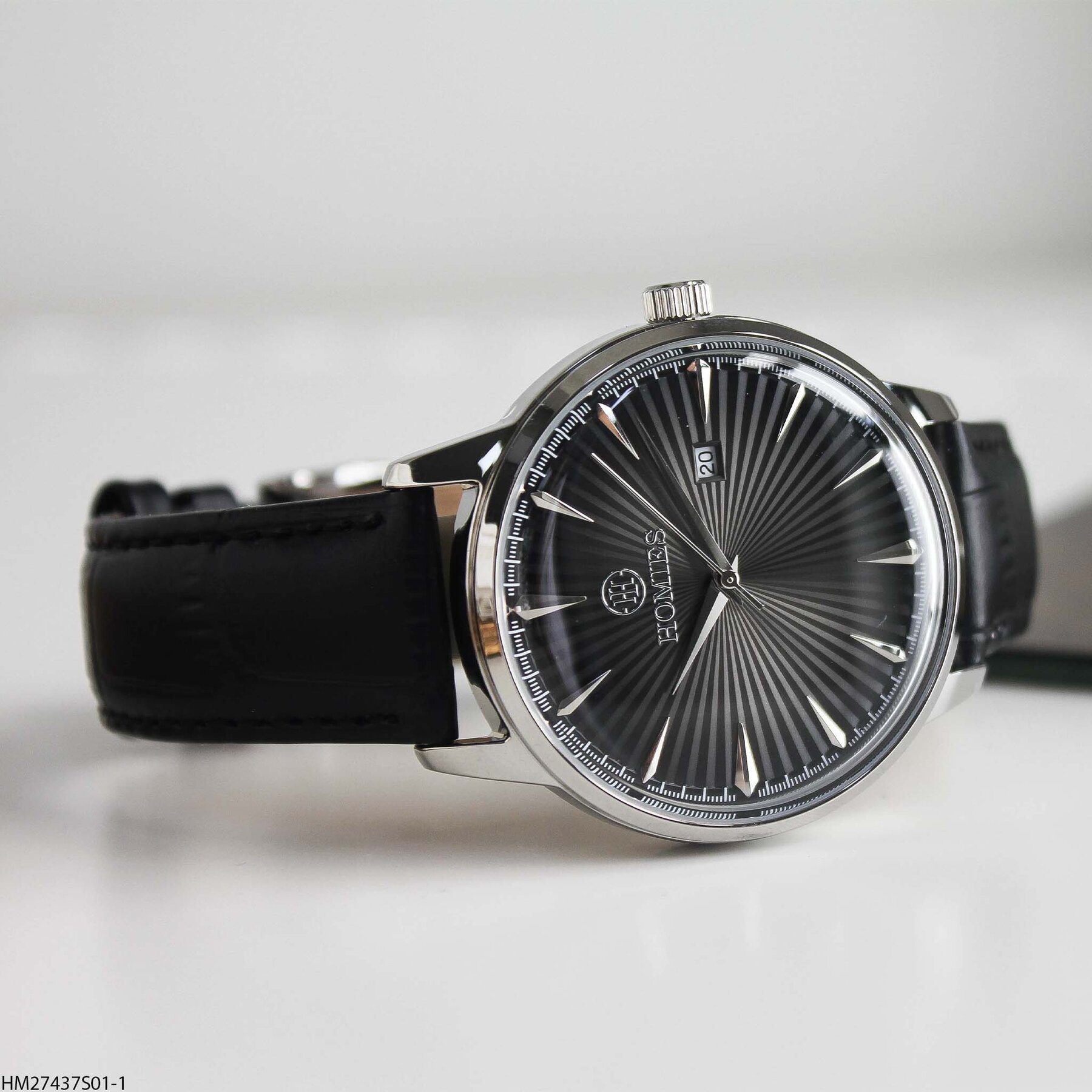 Homies HM27437S01-1 Leather Strap Men Watch