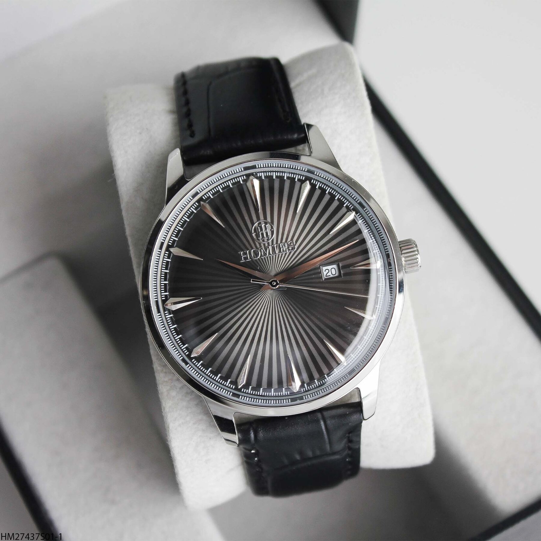 Homies HM27437S01-1 Leather Strap Men Watch