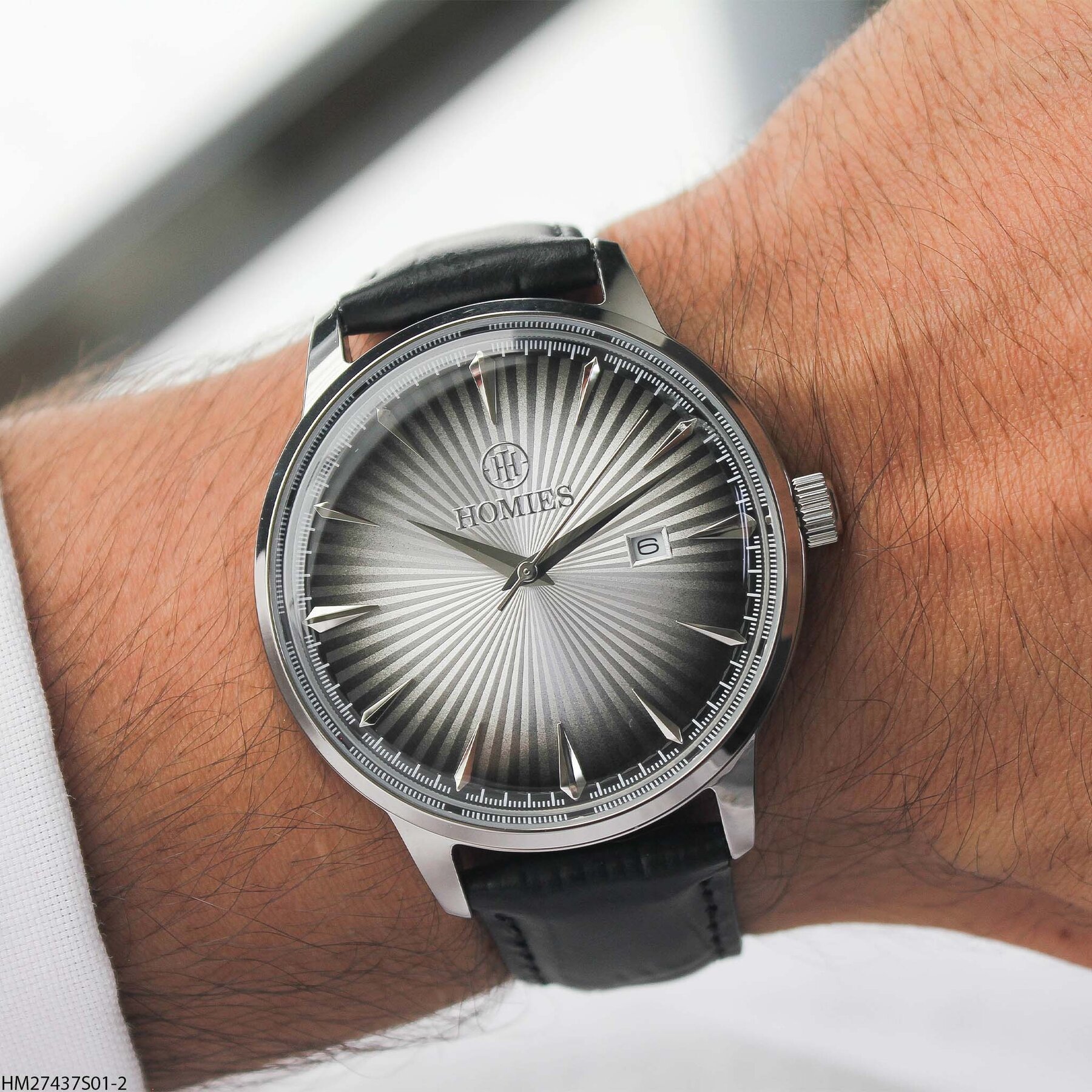 Homies HM27437S01-2 Leather Strap Men Watch