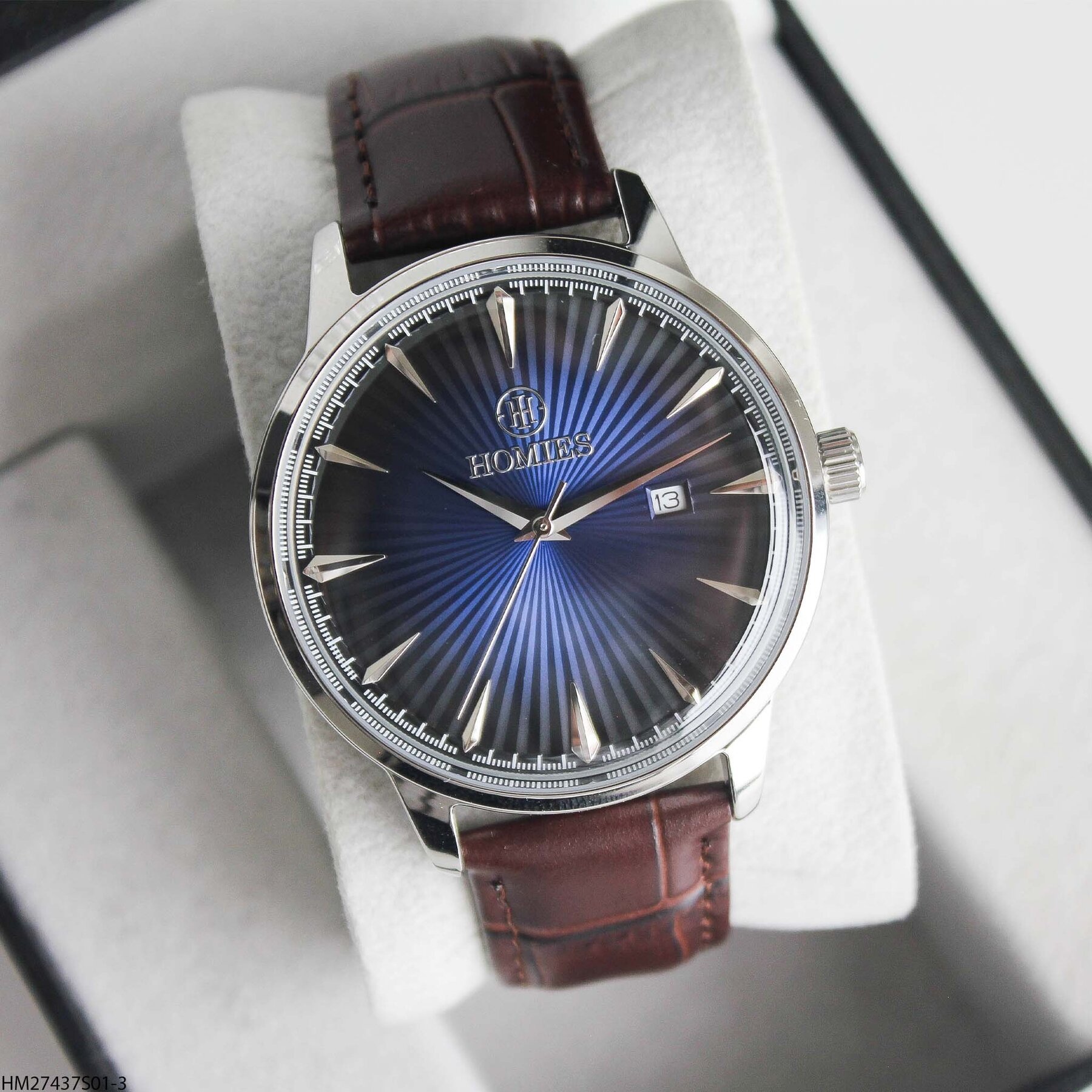 Homies HM27437S01-3 Leather Strap Men Watch