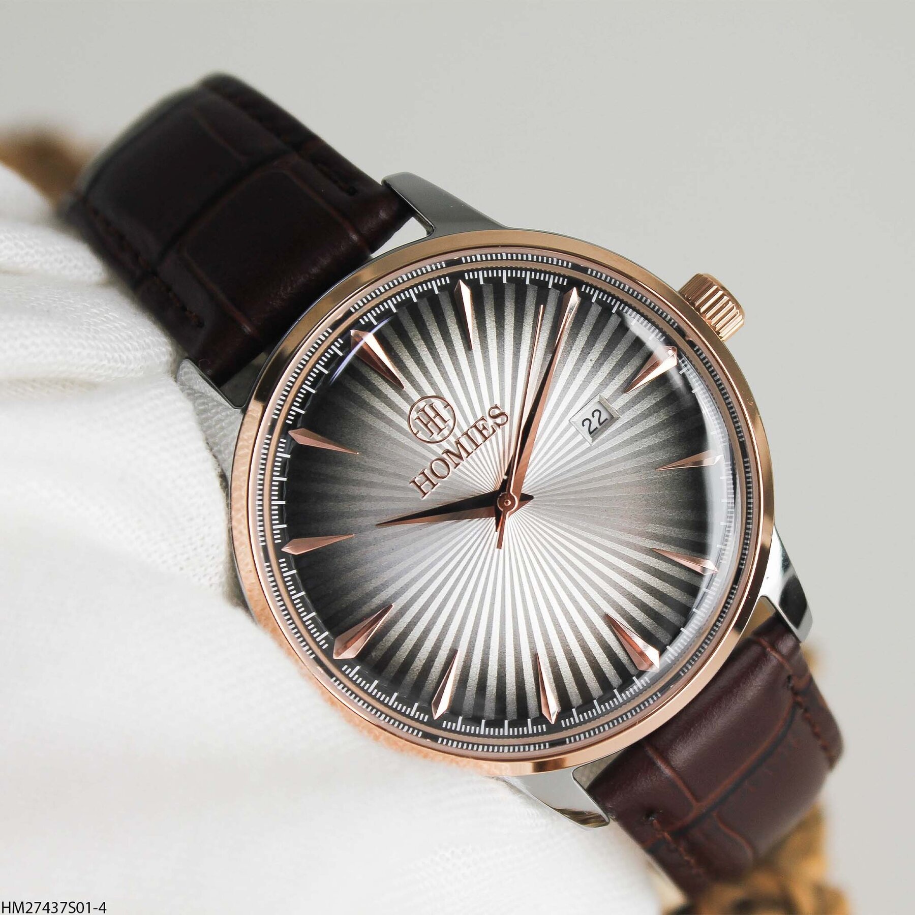 Homies HM27437S01-4 Leather Strap Men Watch