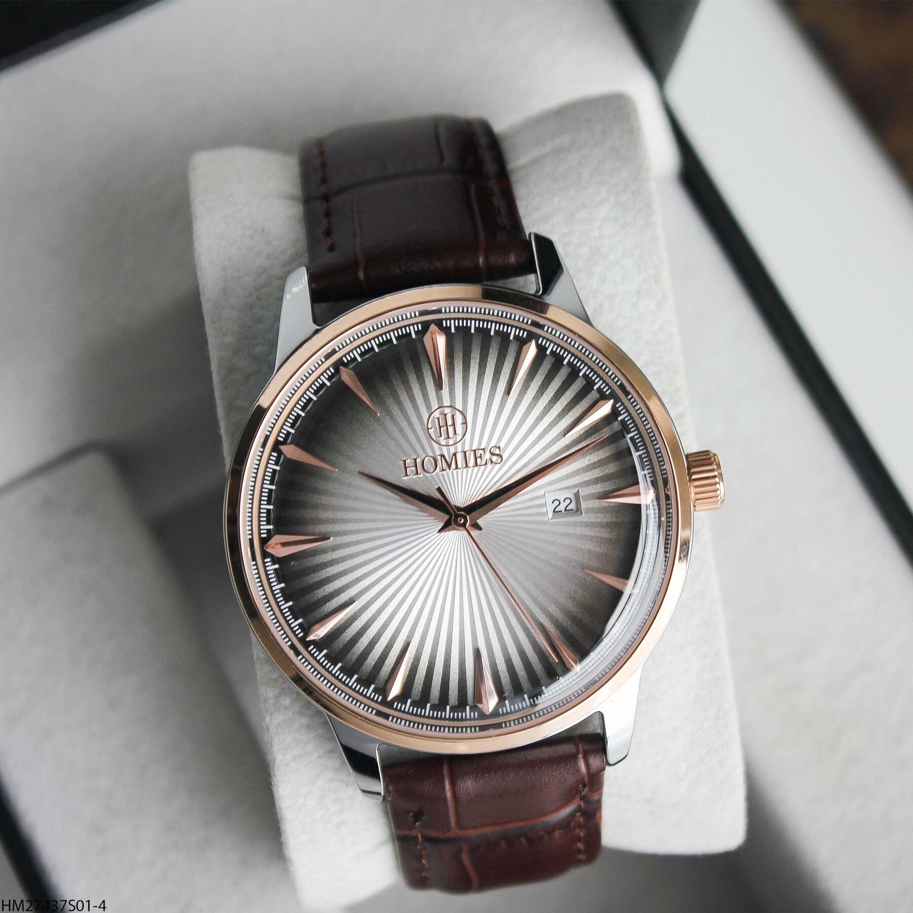 Homies HM27437S01-4 Leather Strap Men Watch