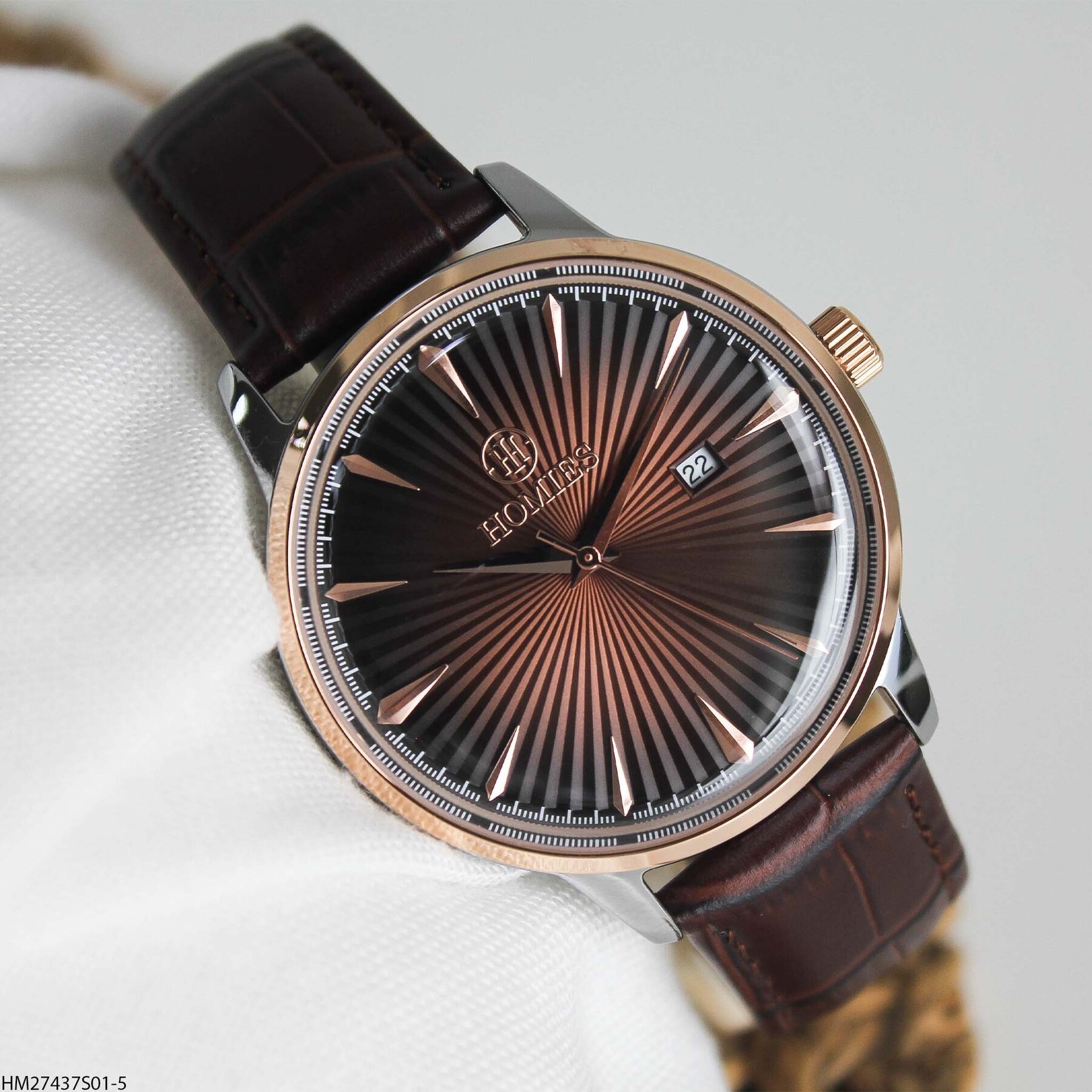 Homies HM27437S01-5 Leather Strap Men Watch