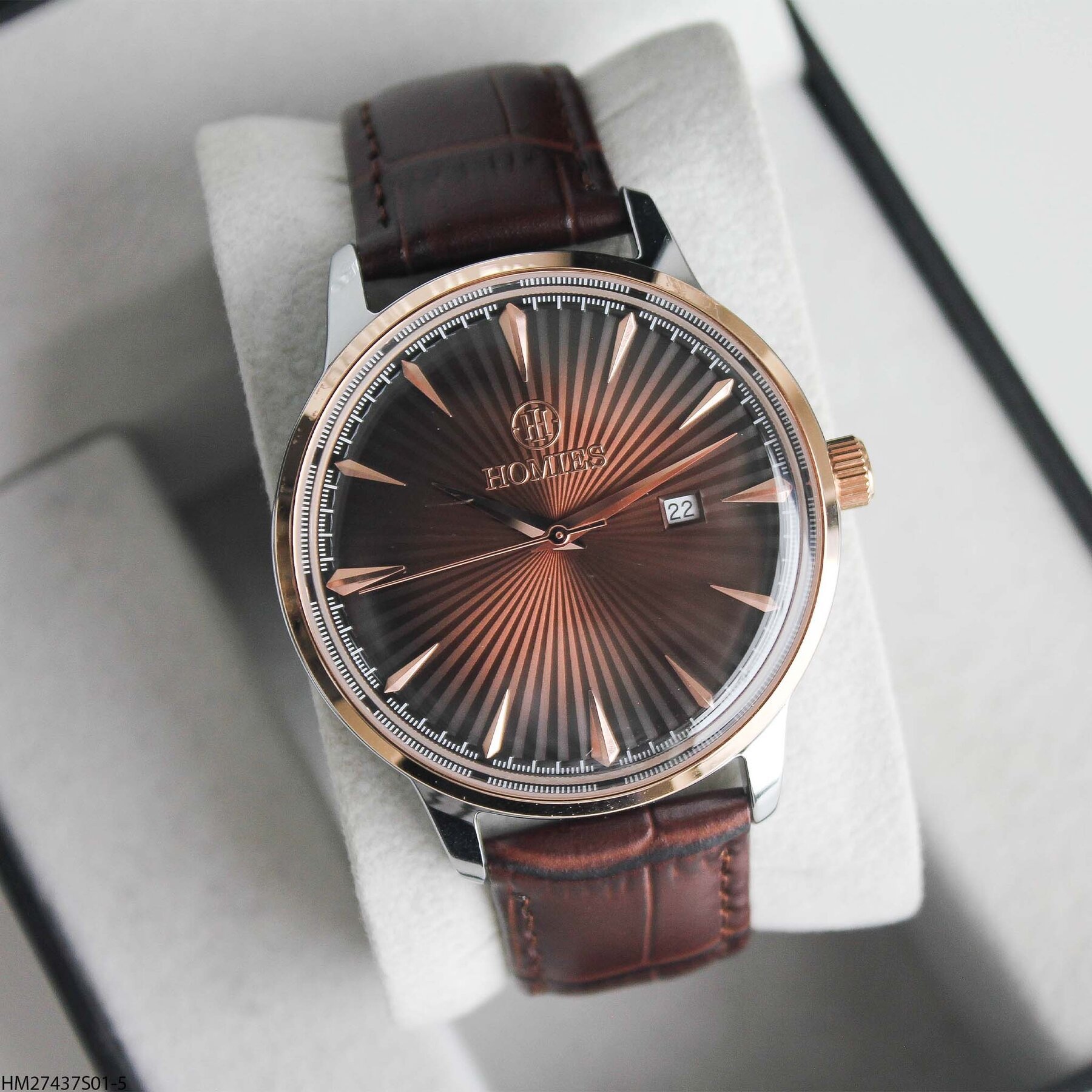 Homies HM27437S01-5 Leather Strap Men Watch