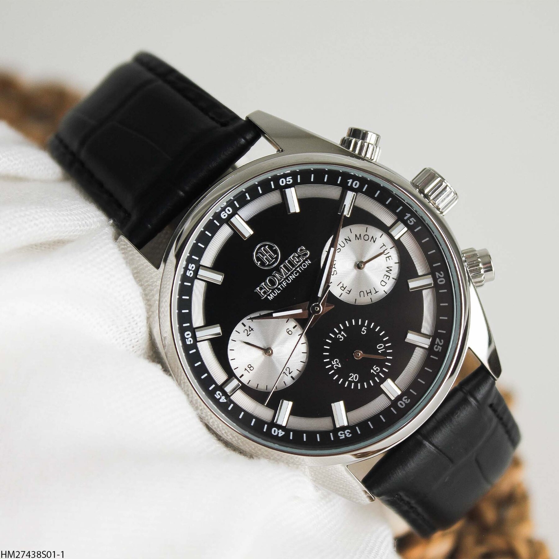 Homies HM27438S01-1 Leather Strap Men Watch