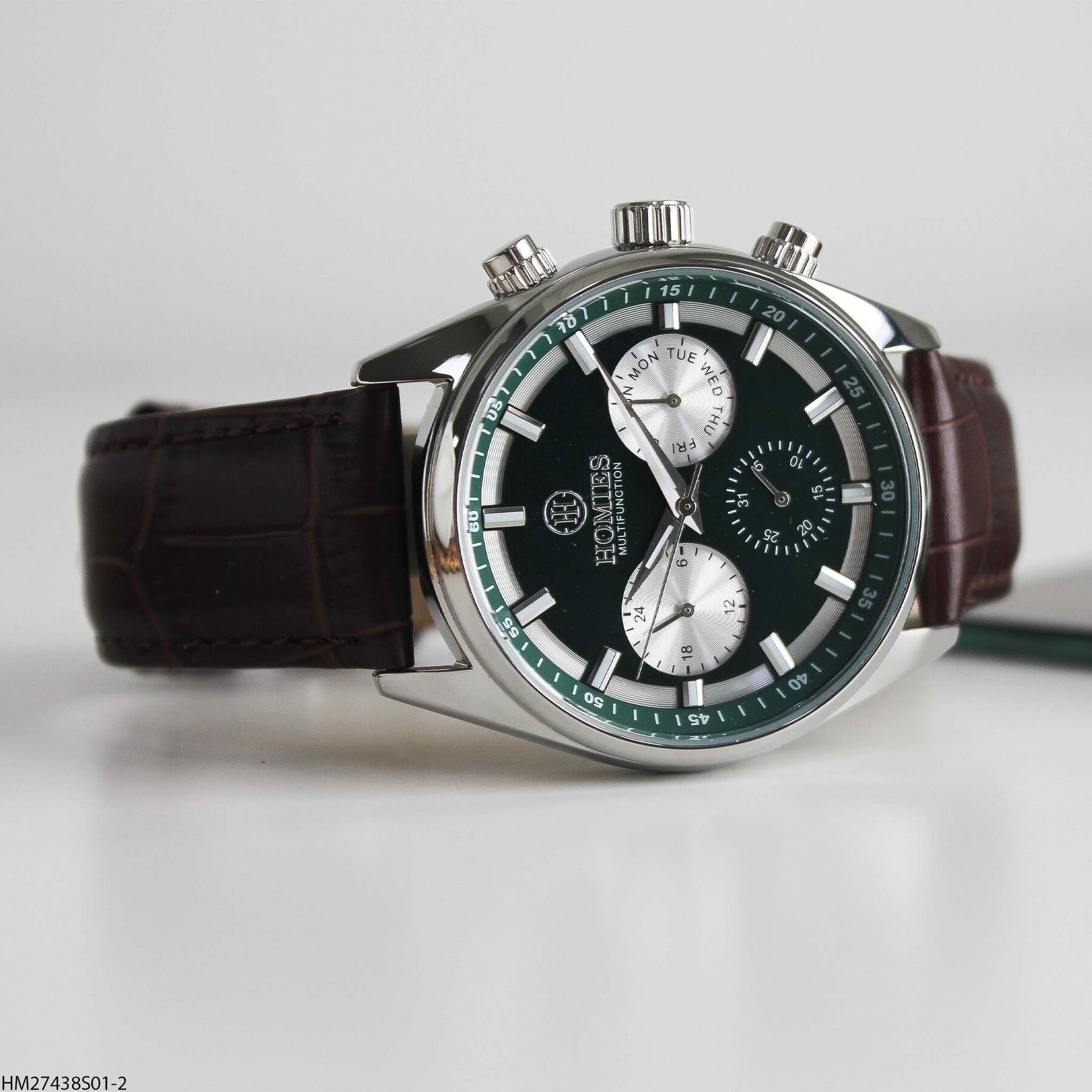 Homies HM27438S01-2 Leather Strap Men Watch