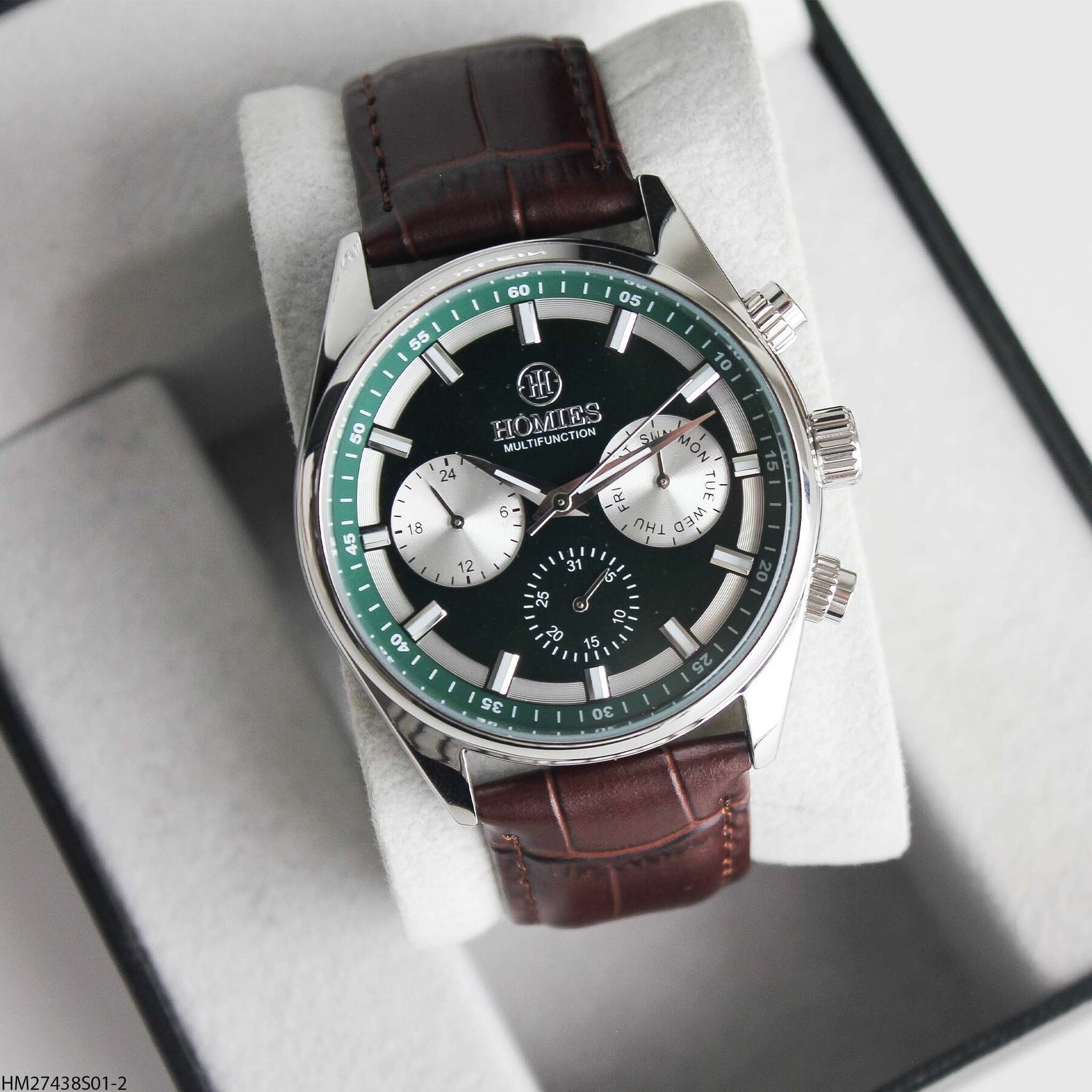 Homies HM27438S01-2 Leather Strap Men Watch