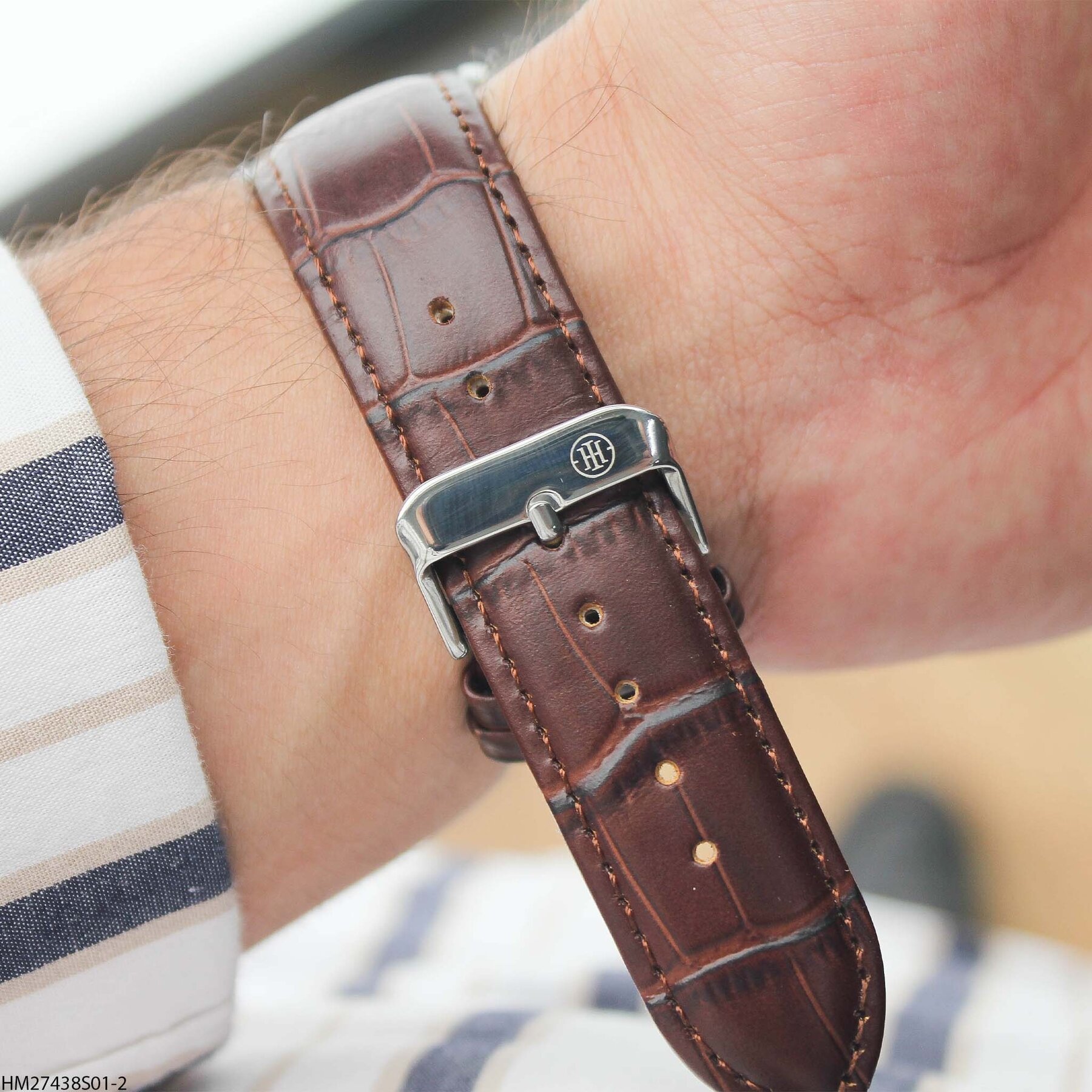 Homies HM27438S01-2 Leather Strap Men Watch