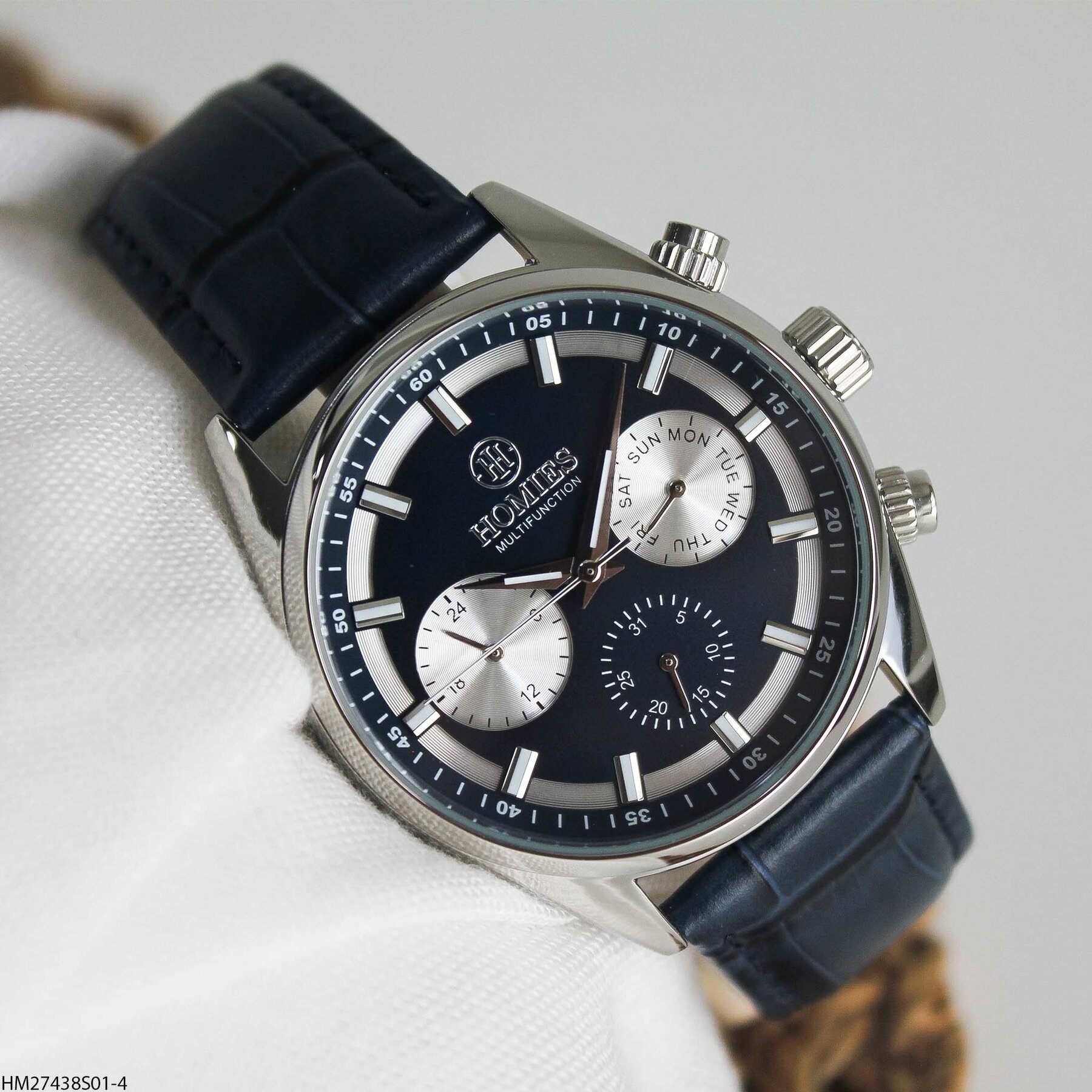 Homies HM27438S01-4 Leather Strap Men Watch