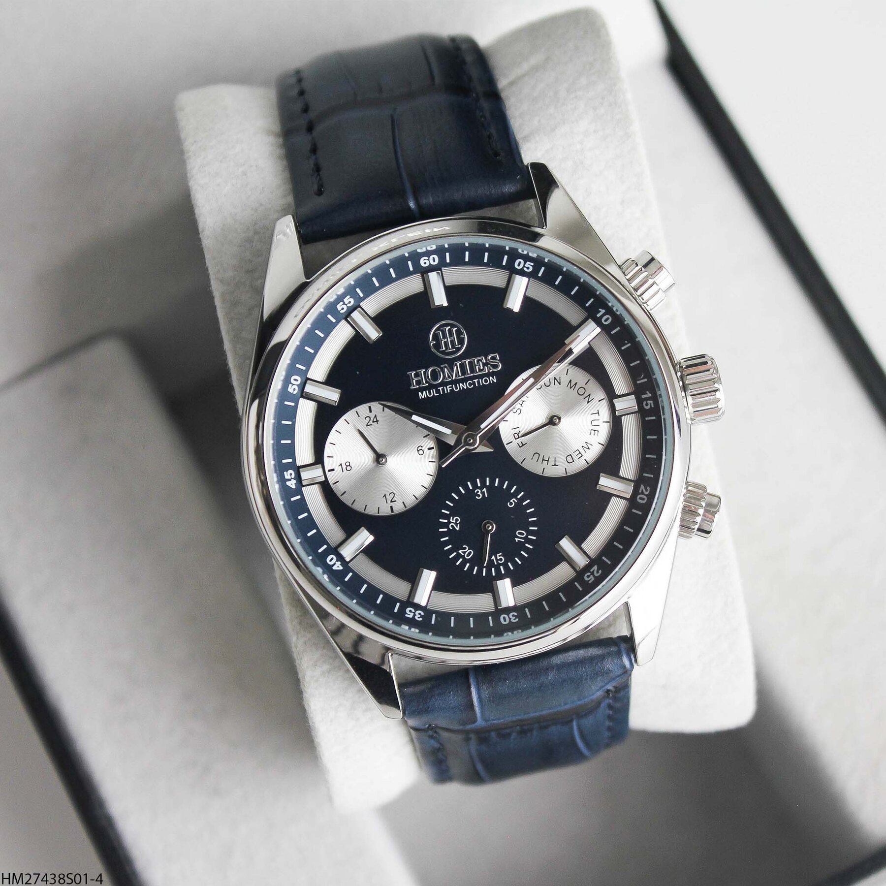 Homies HM27438S01-4 Leather Strap Men Watch