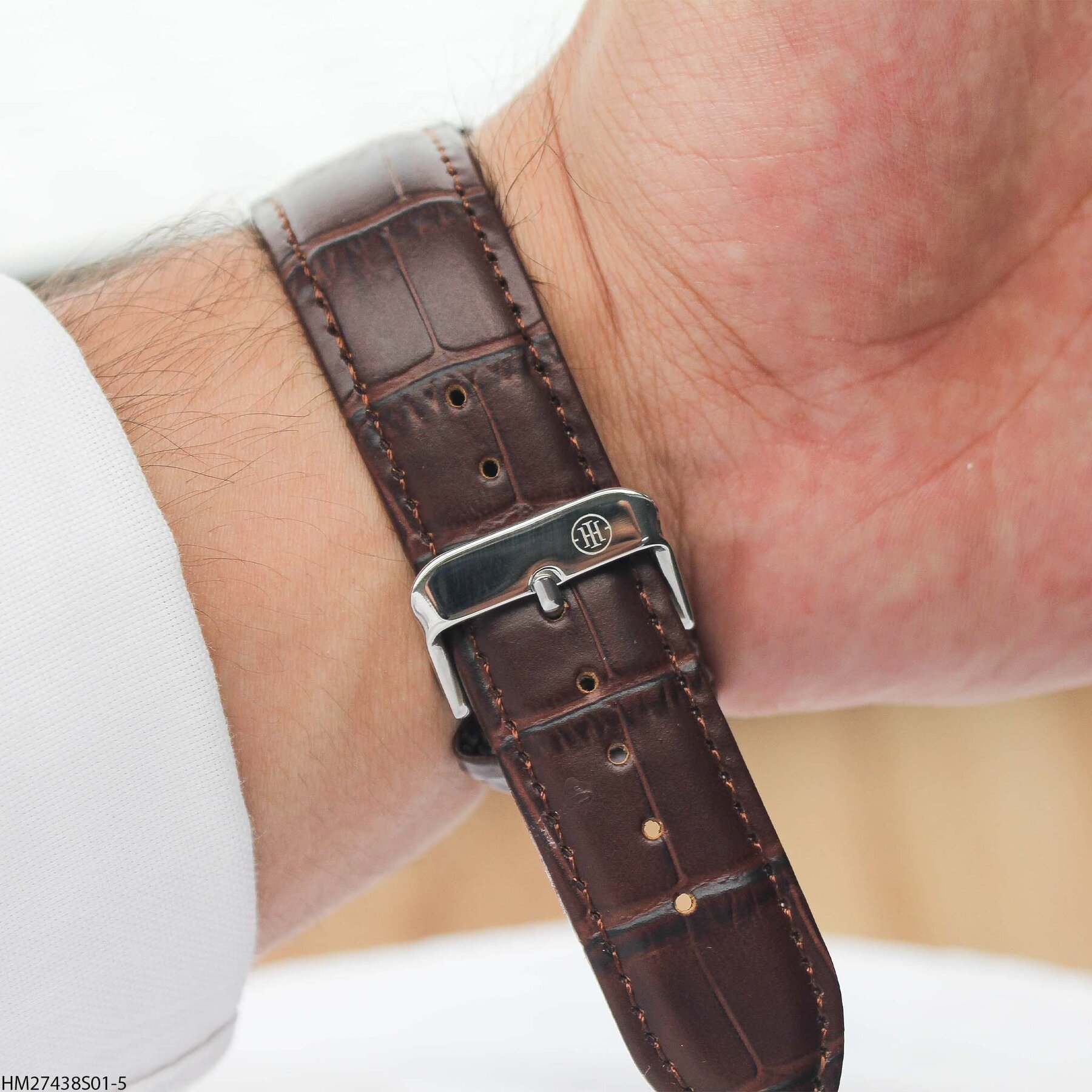 Homies HM27438S01-5 Leather Strap Men Watch