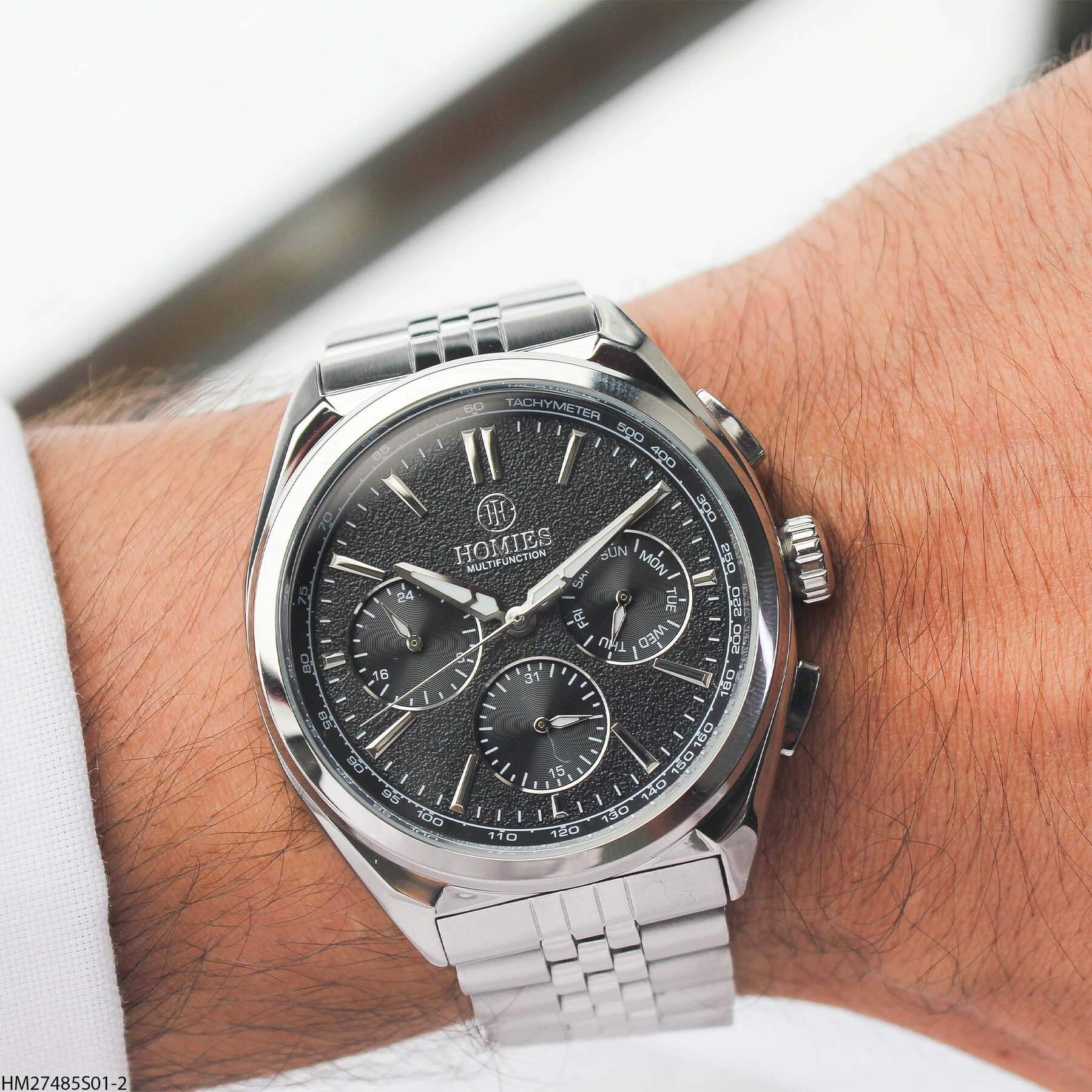 Homies HM27485S01-2 Steel Strap Men Watch