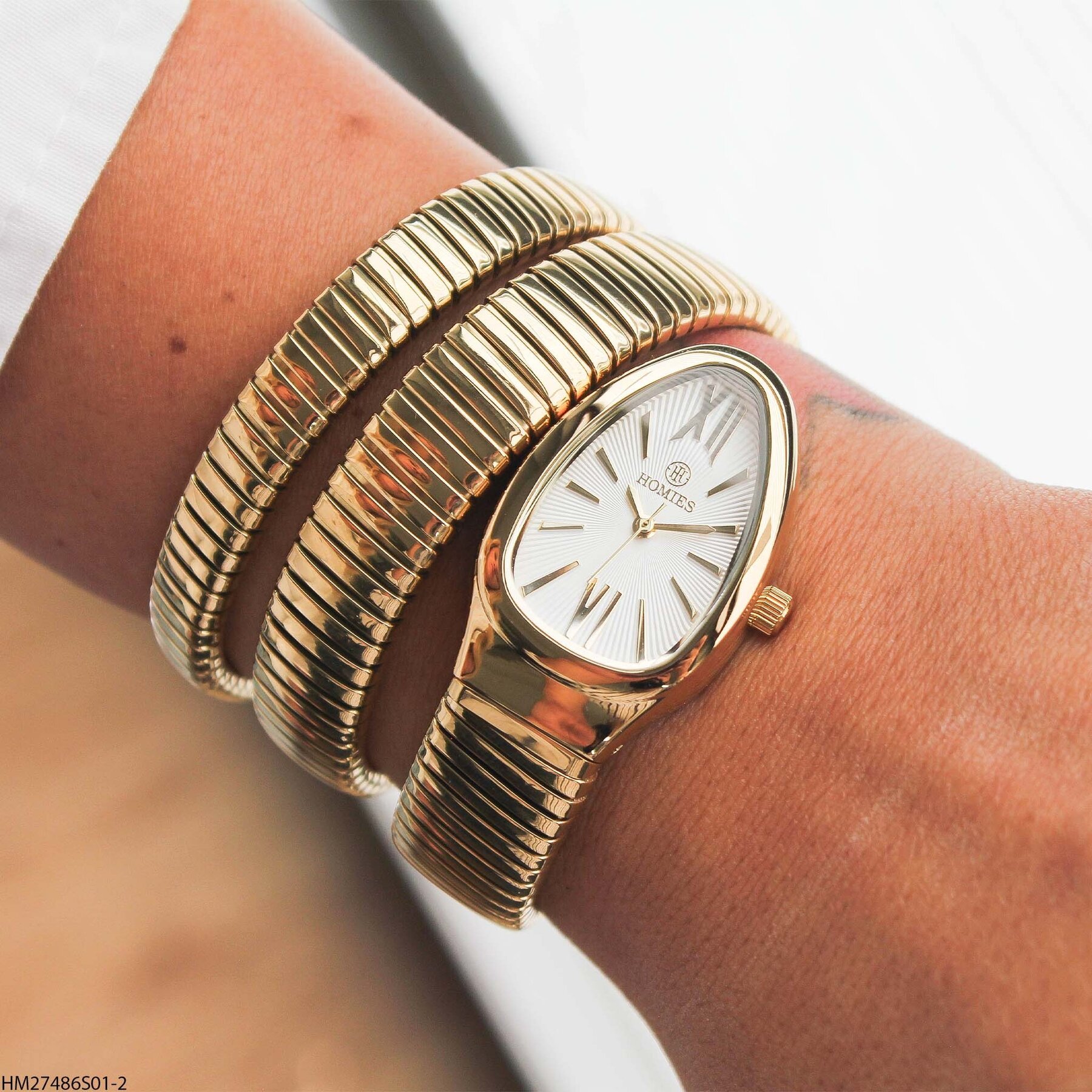 Homies HM27486S01-2 Steel Strap Women Watch