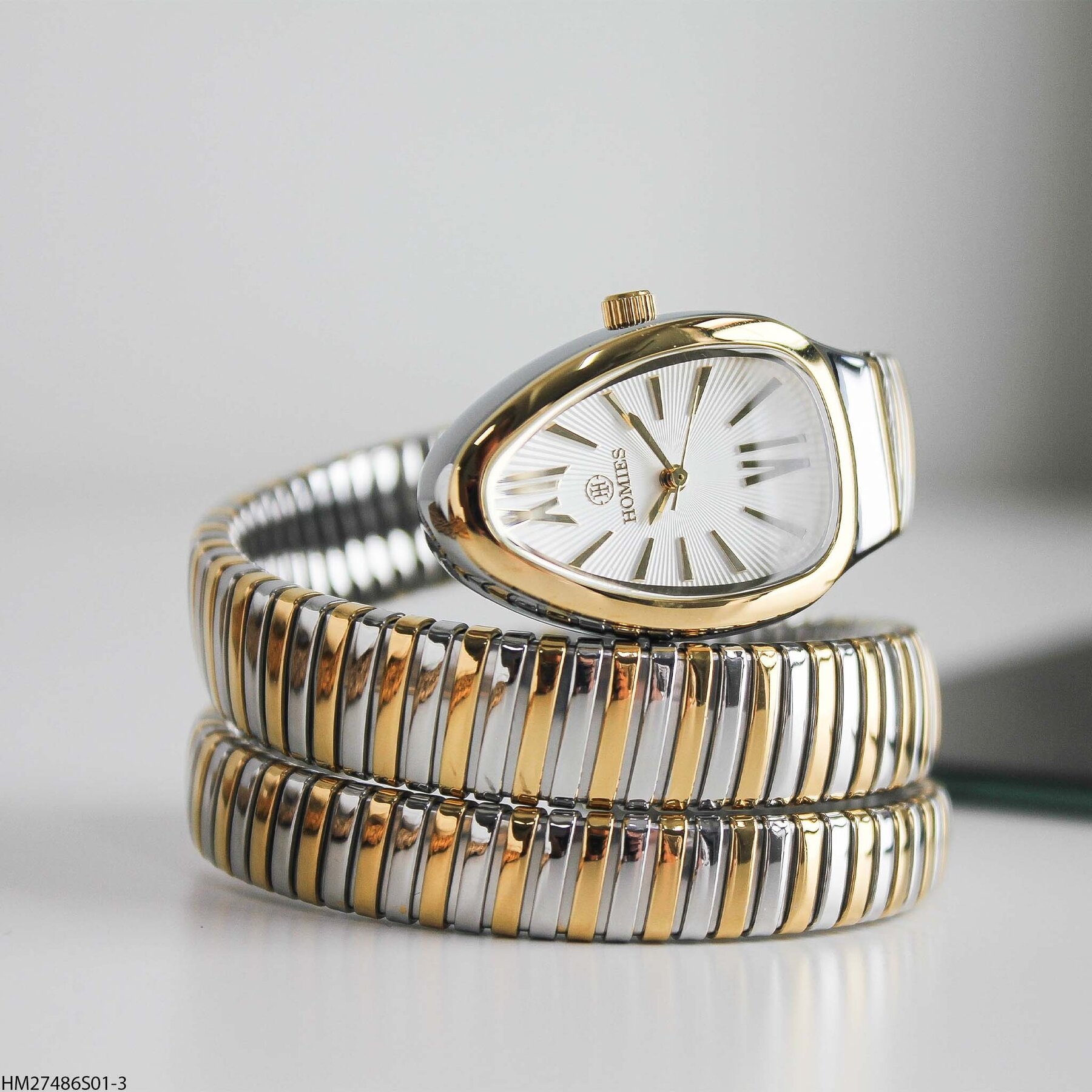 Homies HM27486S01-3 Steel Strap Women Watch