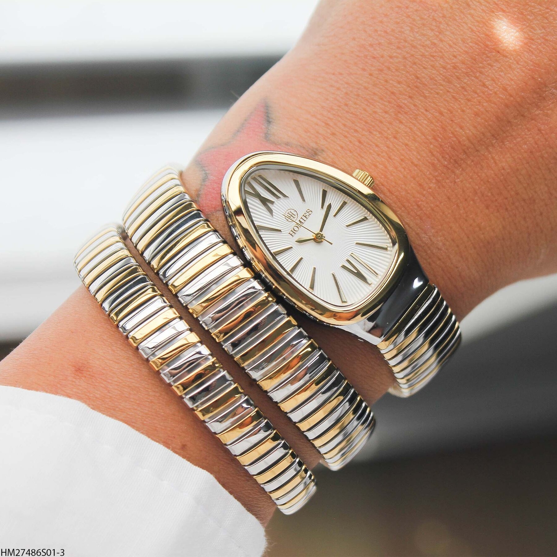 Homies HM27486S01-3 Steel Strap Women Watch