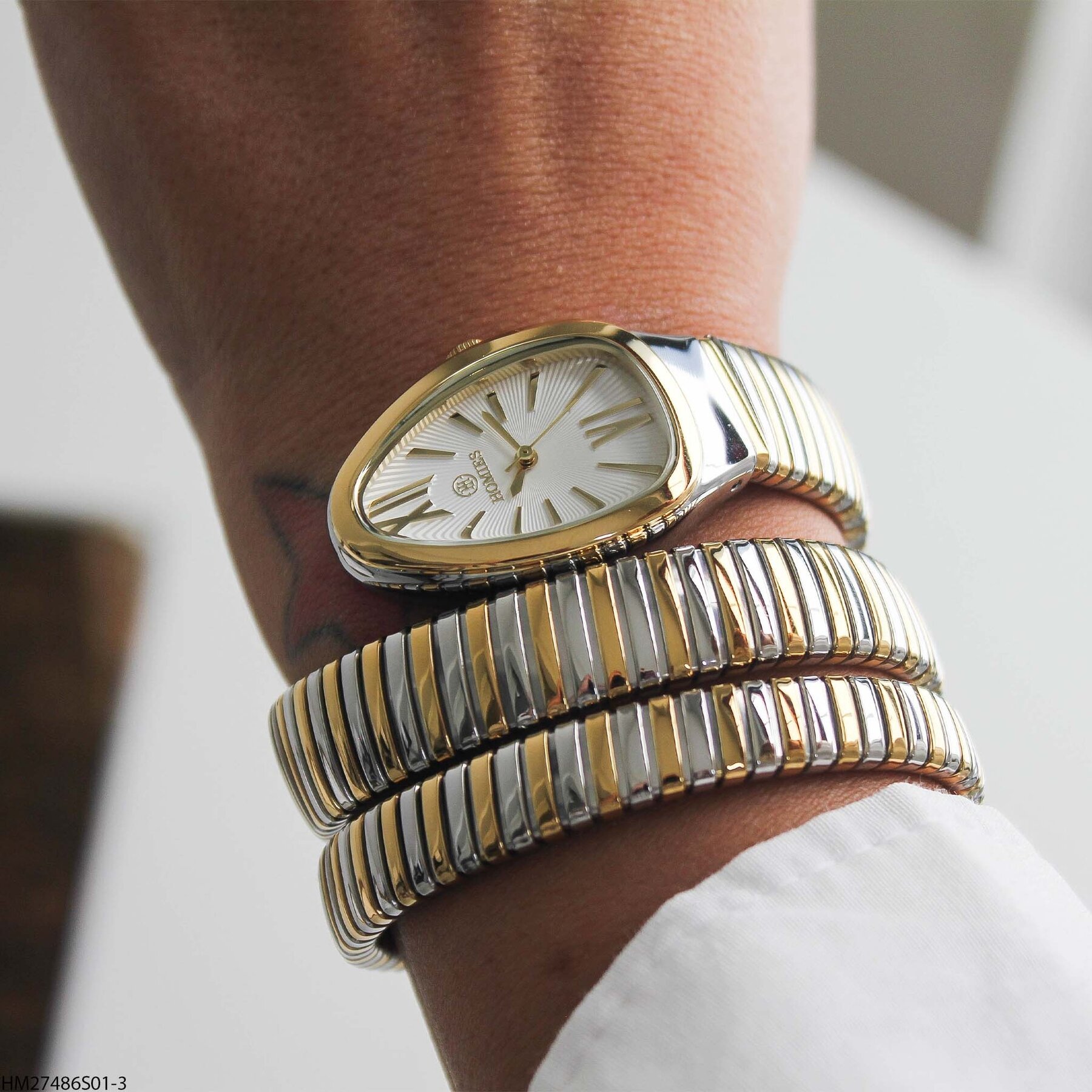 Homies HM27486S01-3 Steel Strap Women Watch