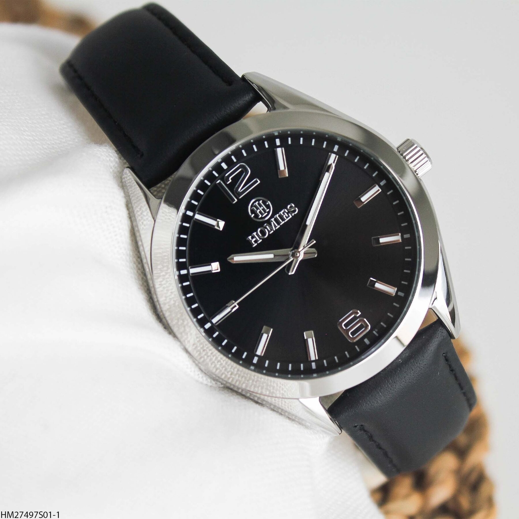 Homies HM27497S01-1 Leather Strap Men Watch