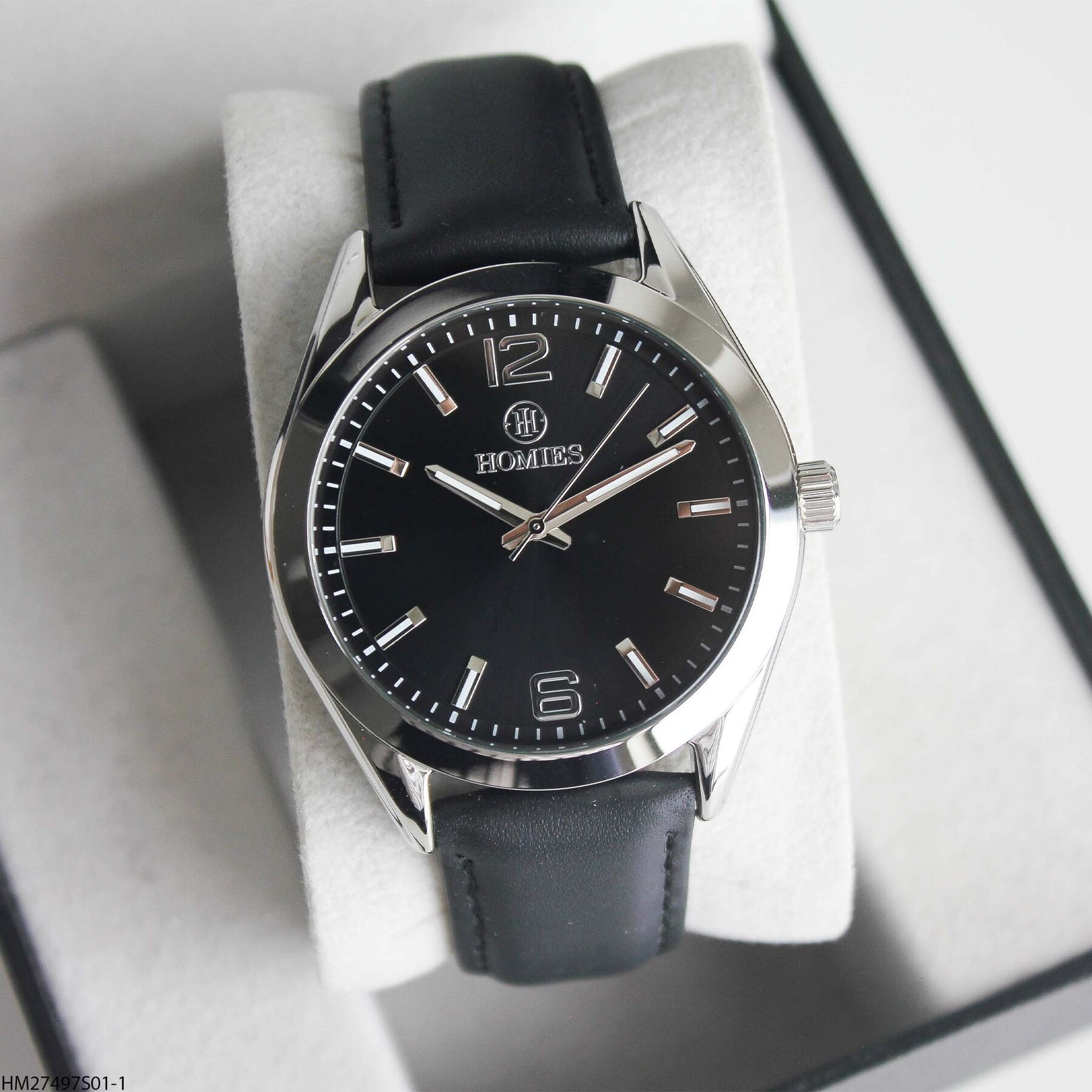 Homies HM27497S01-1 Leather Strap Men Watch