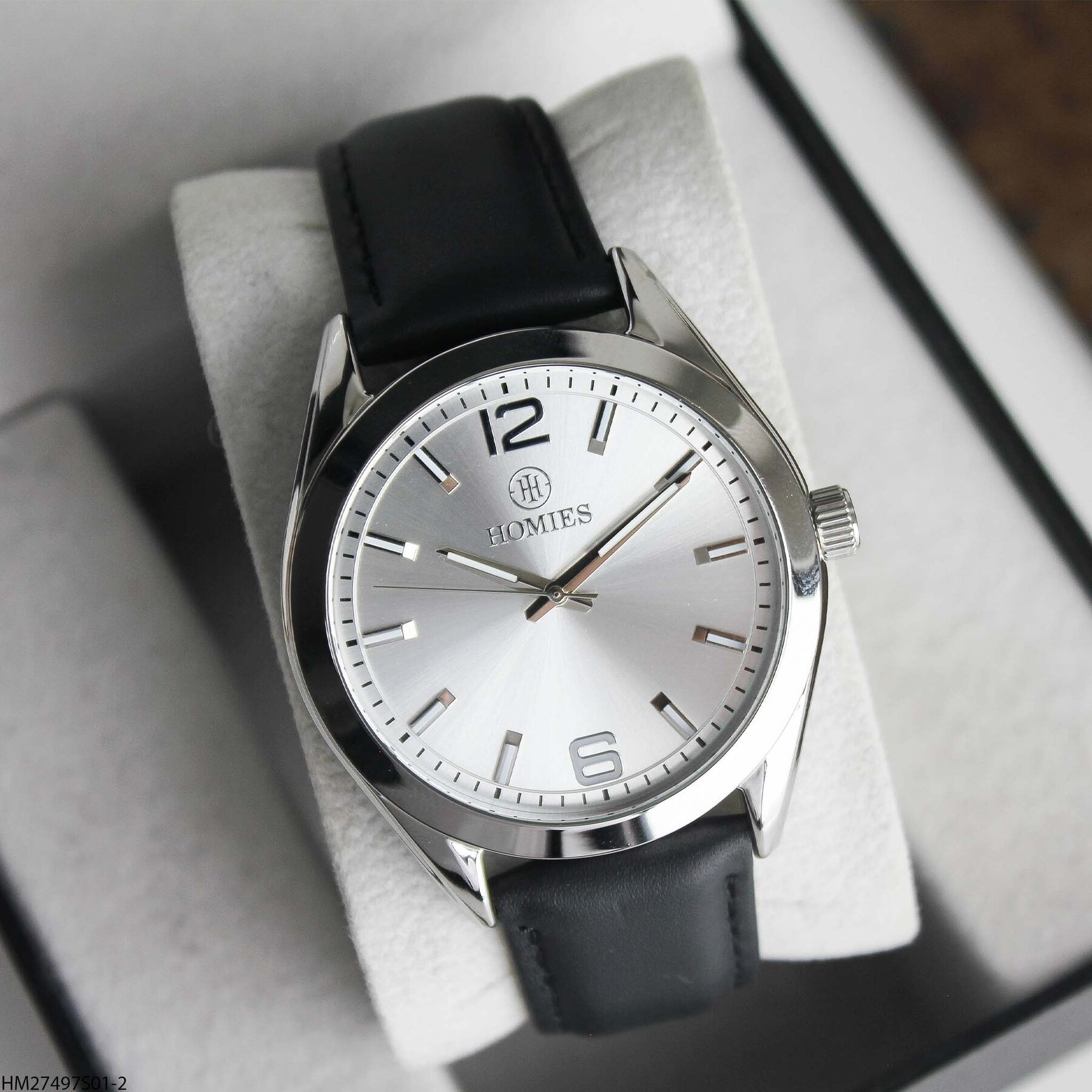 Homies HM27497S01-2 Leather Strap Men Watch