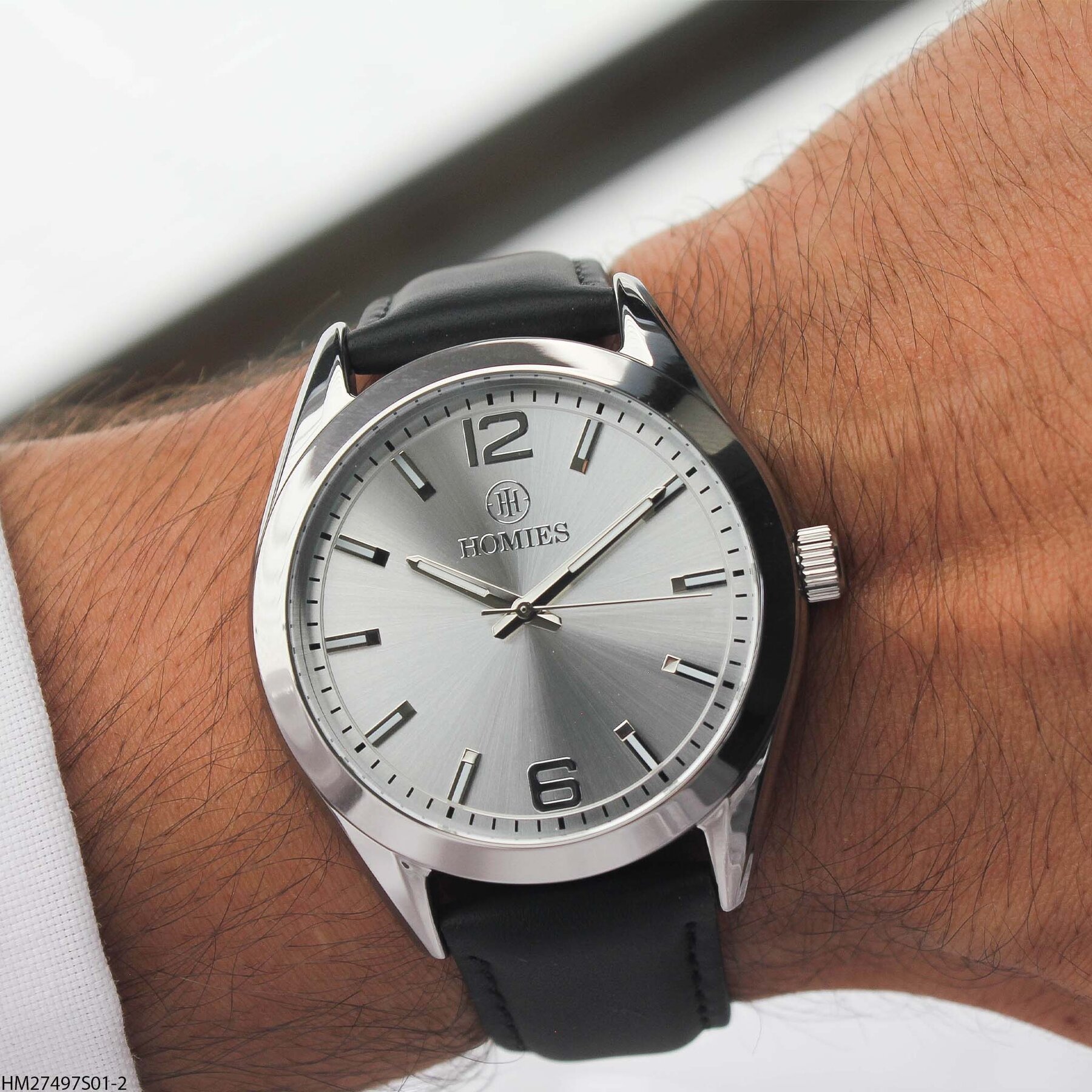 Homies HM27497S01-2 Leather Strap Men Watch