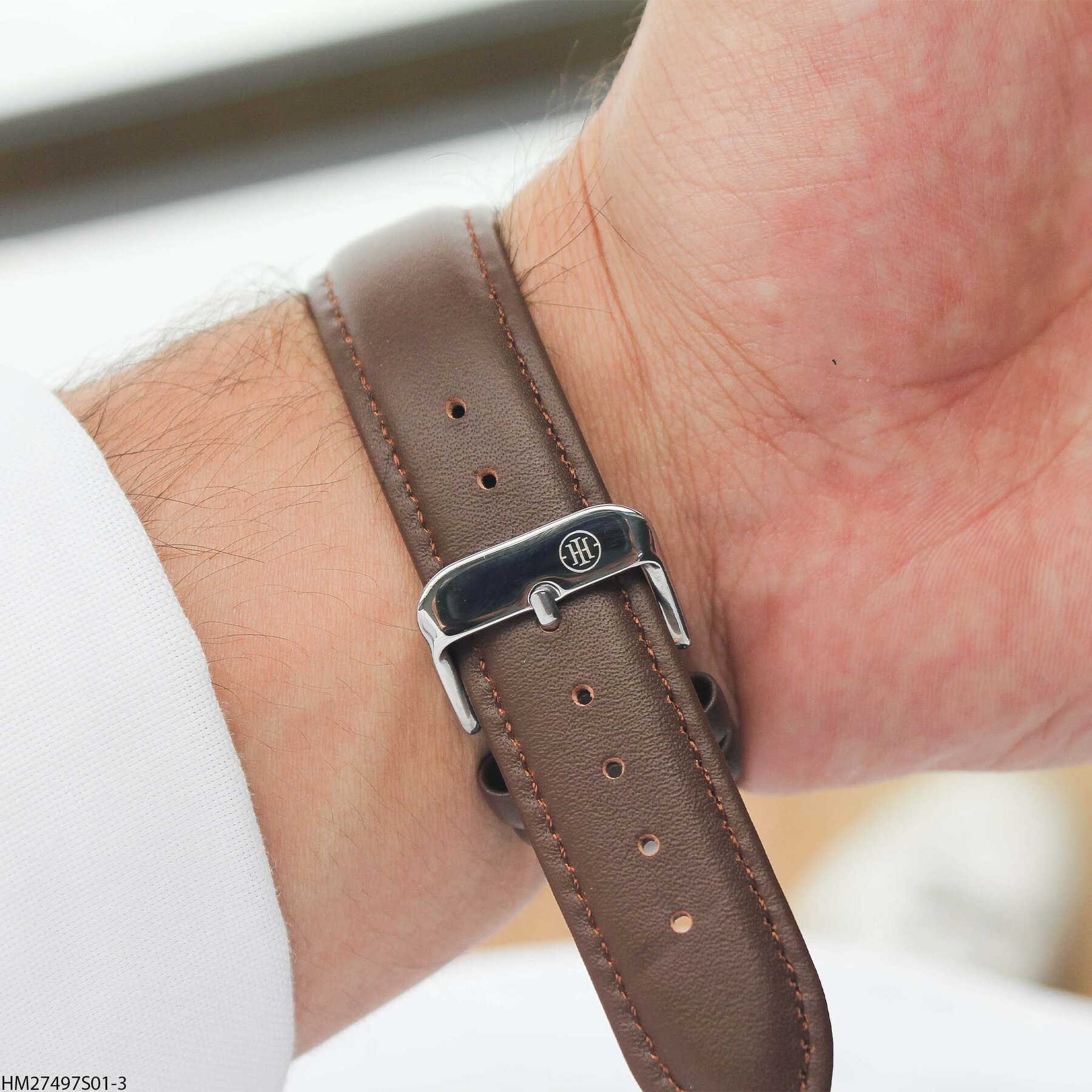 Homies HM27497S01-3 Leather Strap Men Watch