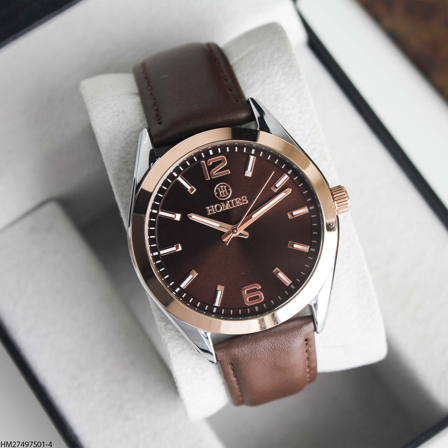 Homies HM27497S01-4 Leather Strap Men Watch