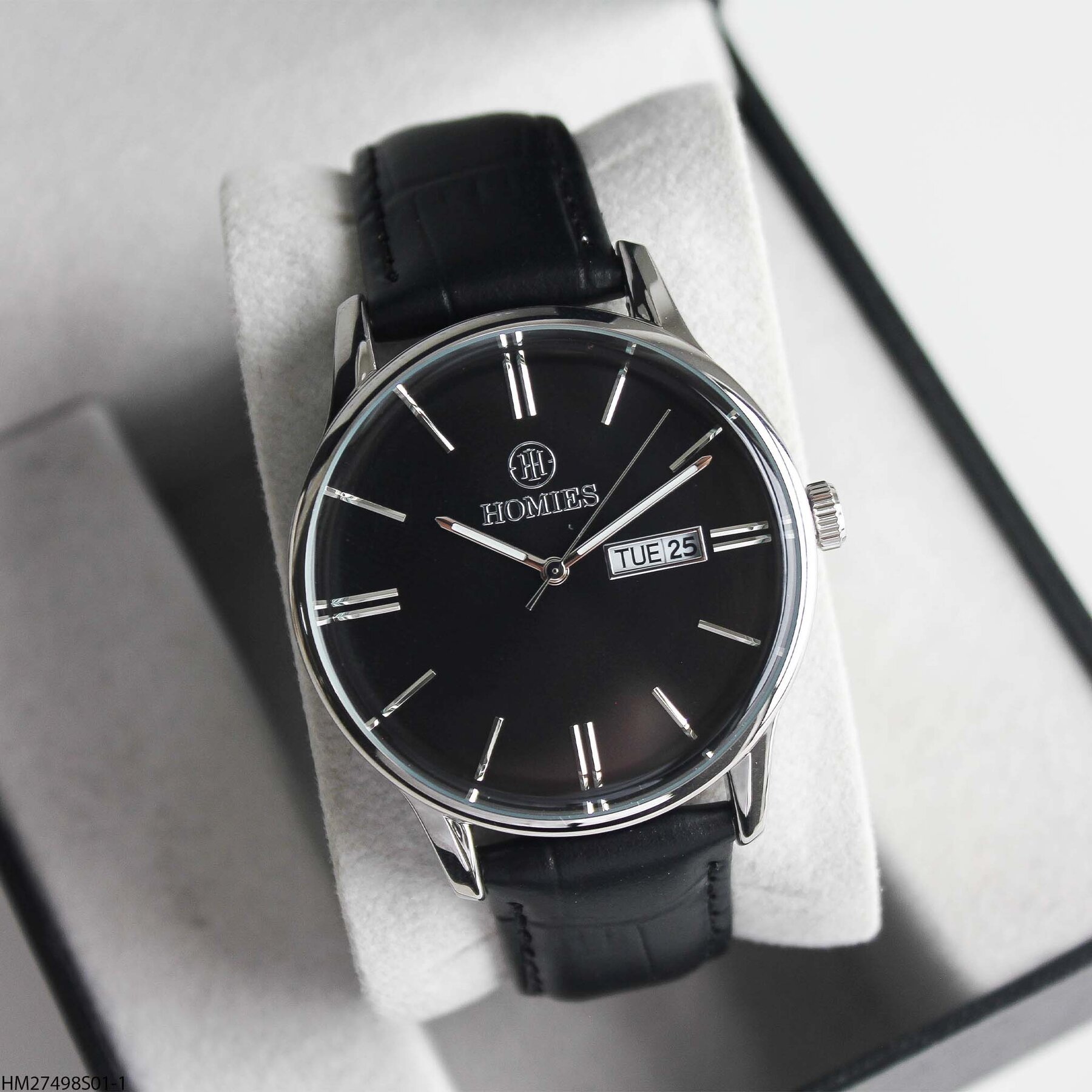 Homies HM27498S01-1 Leather Strap Men Watch