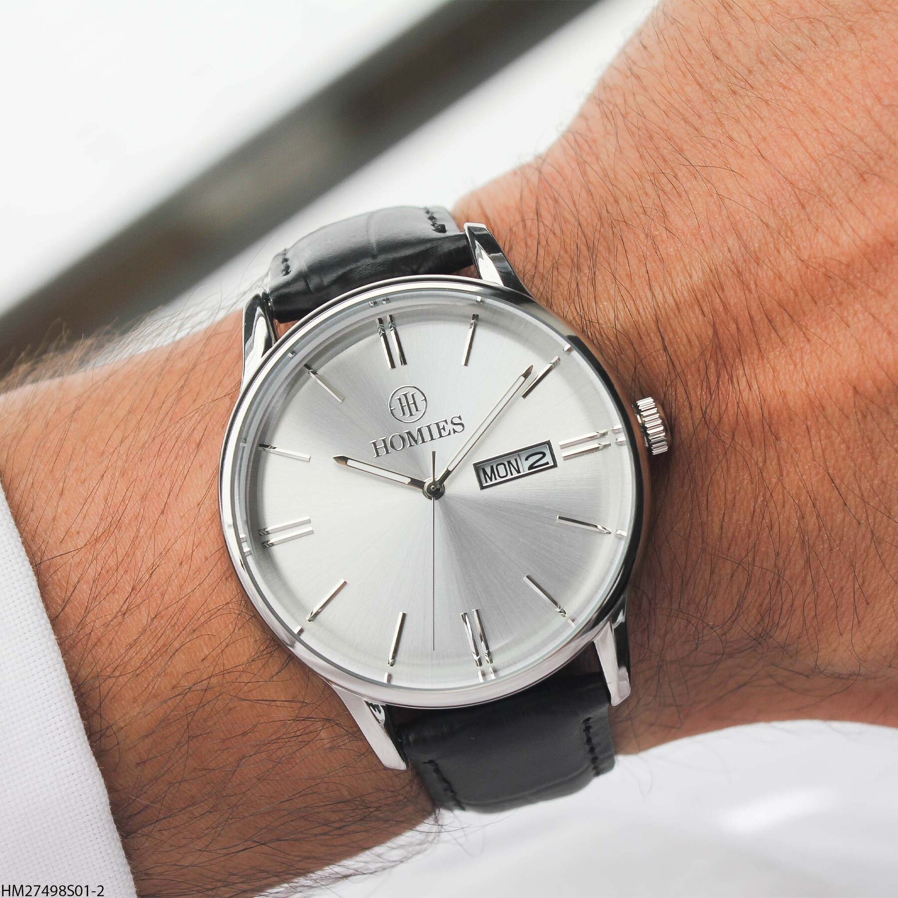 Homies HM27498S01-2 Leather Strap Men Watch