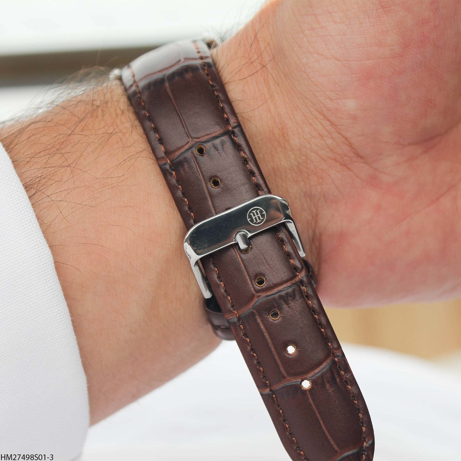 Homies HM27498S01-3 Leather Strap Men Watch