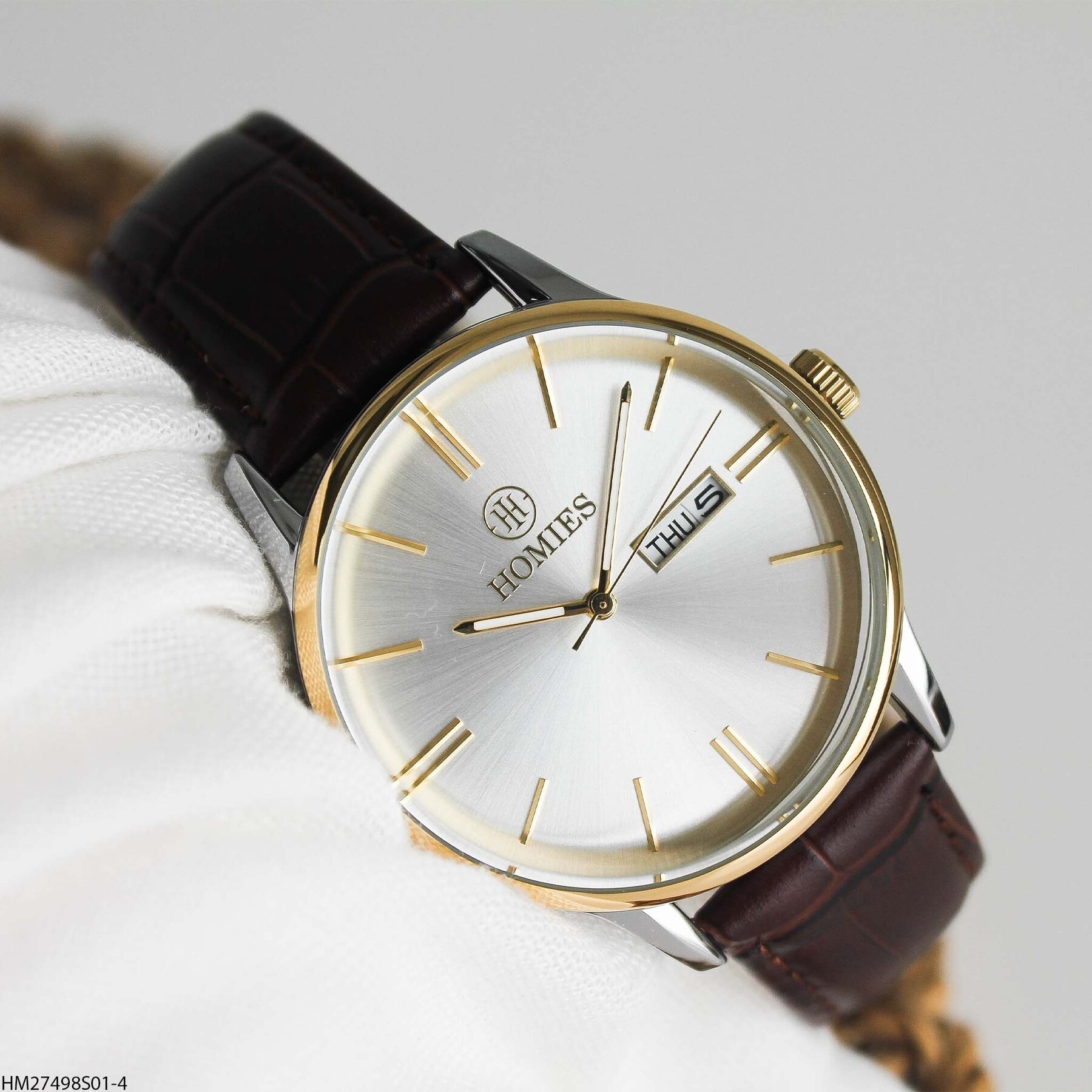 Homies HM27498S01-4 Leather Strap Men Watch