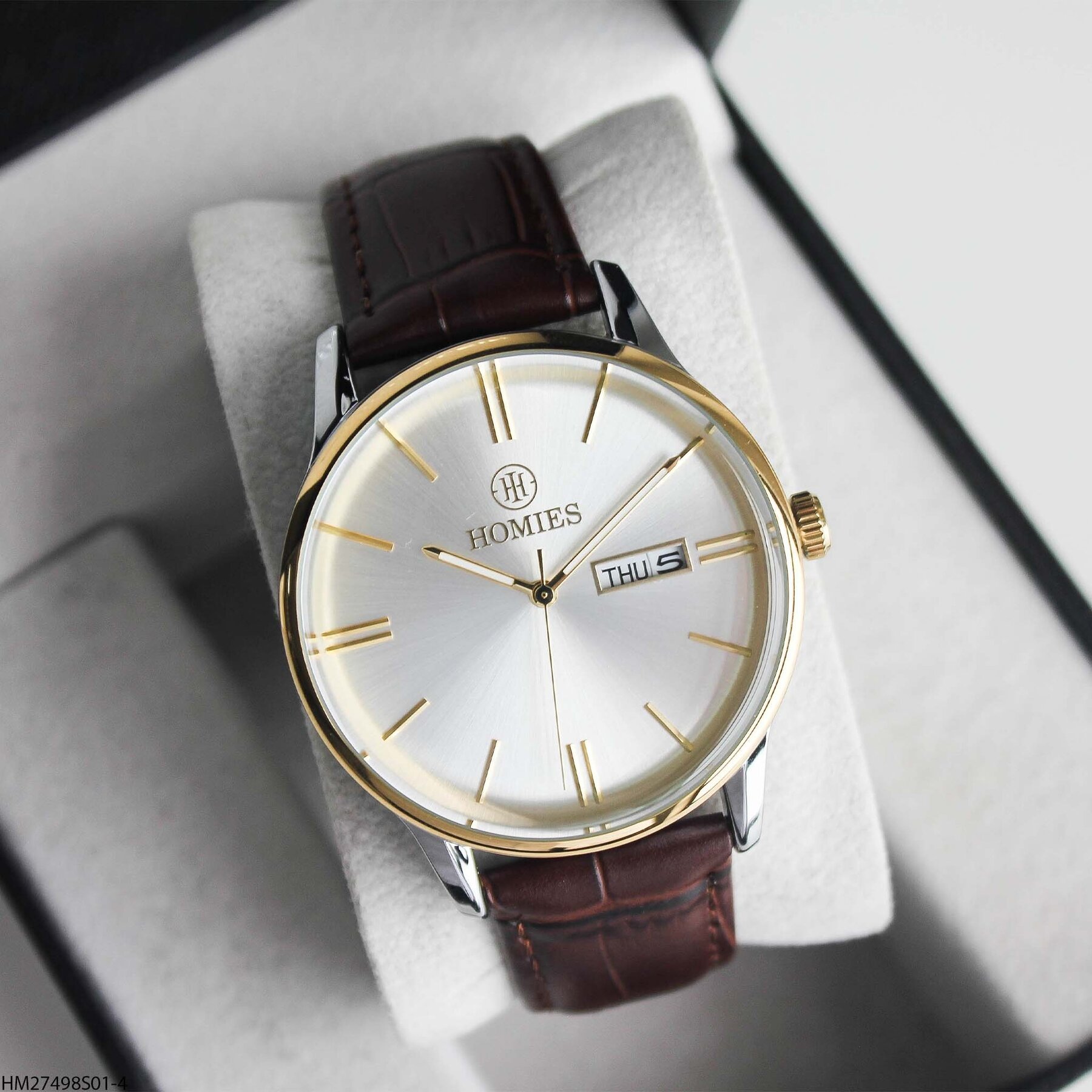 Homies HM27498S01-4 Leather Strap Men Watch