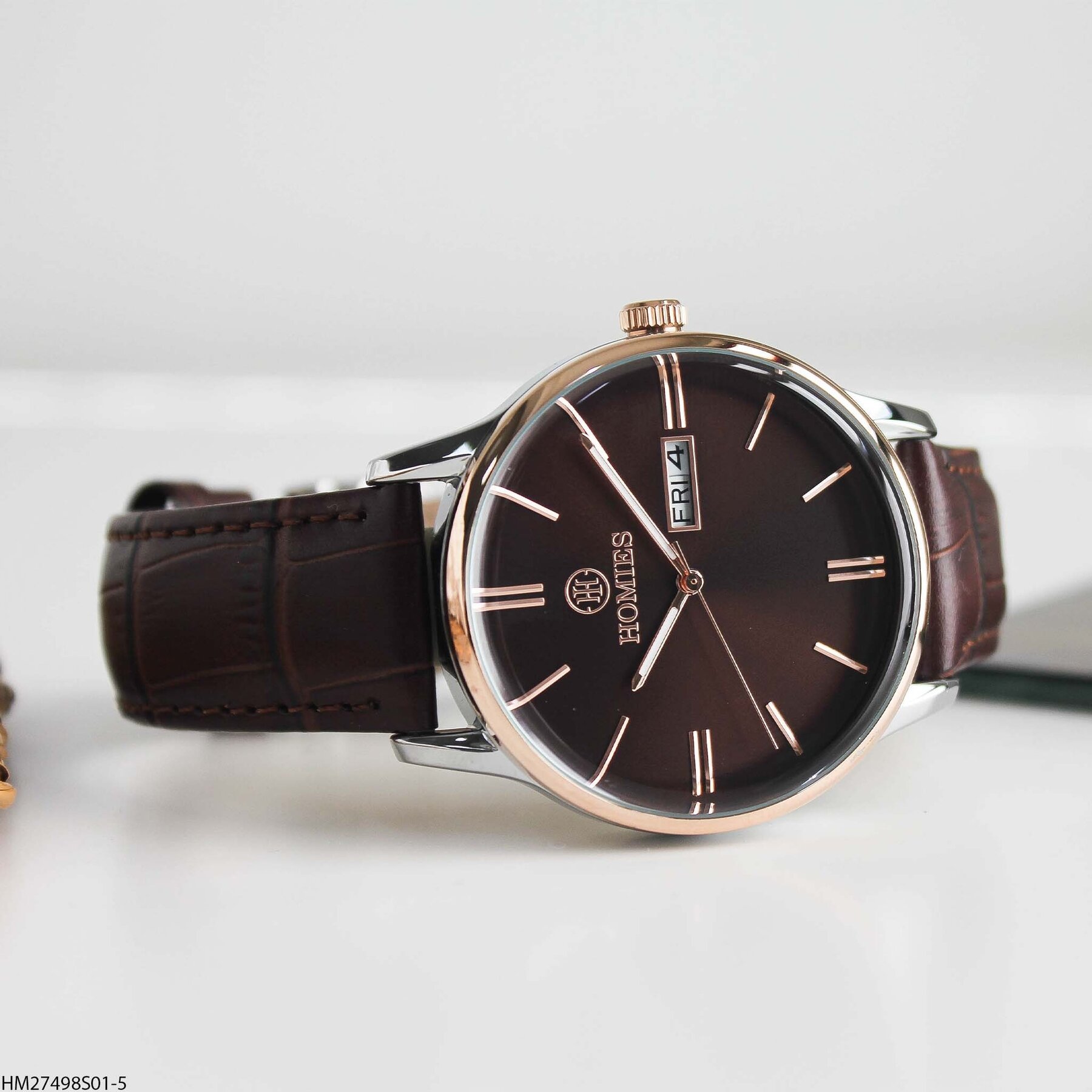 Homies HM27498S01-5 Leather Strap Men Watch