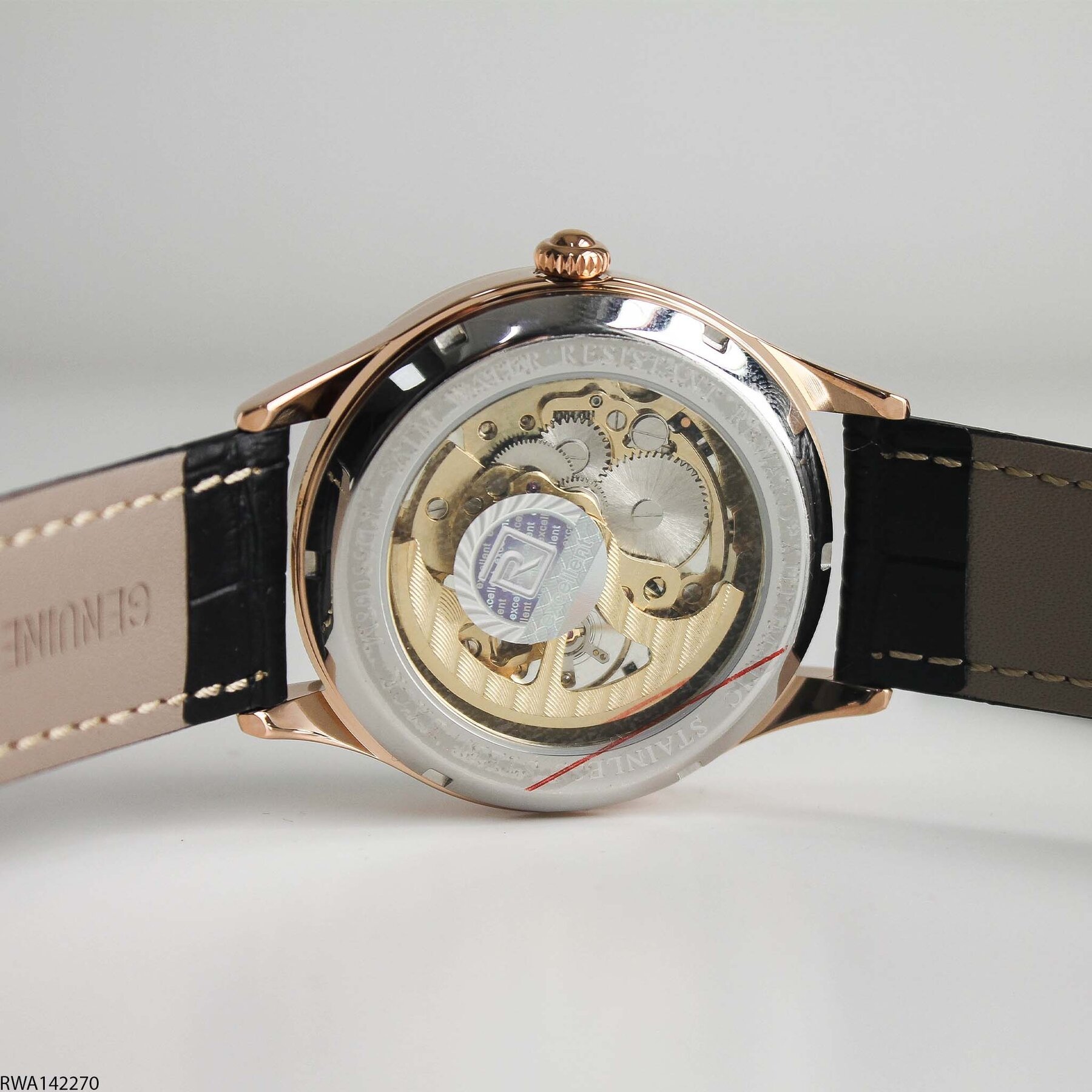 Reward RWA142270 Leather Strap Automatic Men Watch