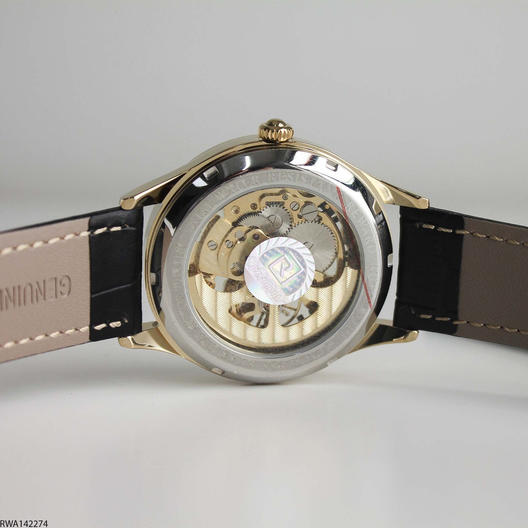 Reward RWA142274 Deri Kordonlu Otomatik Erkek Kol Saati